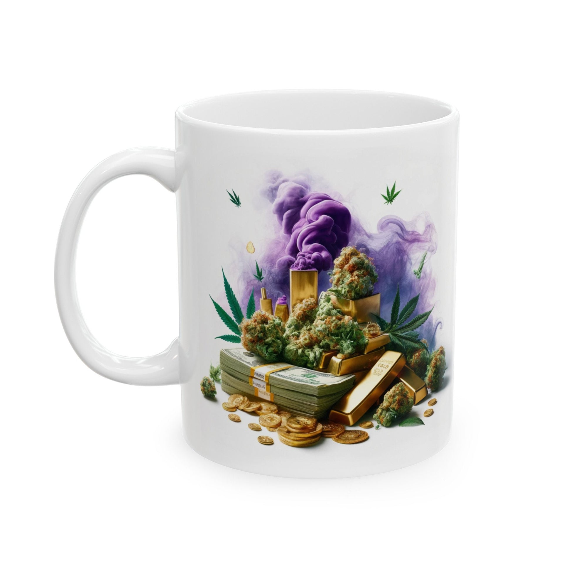 WEED MONEY GOLD Mug - Weed Coffee Mug (11oz)