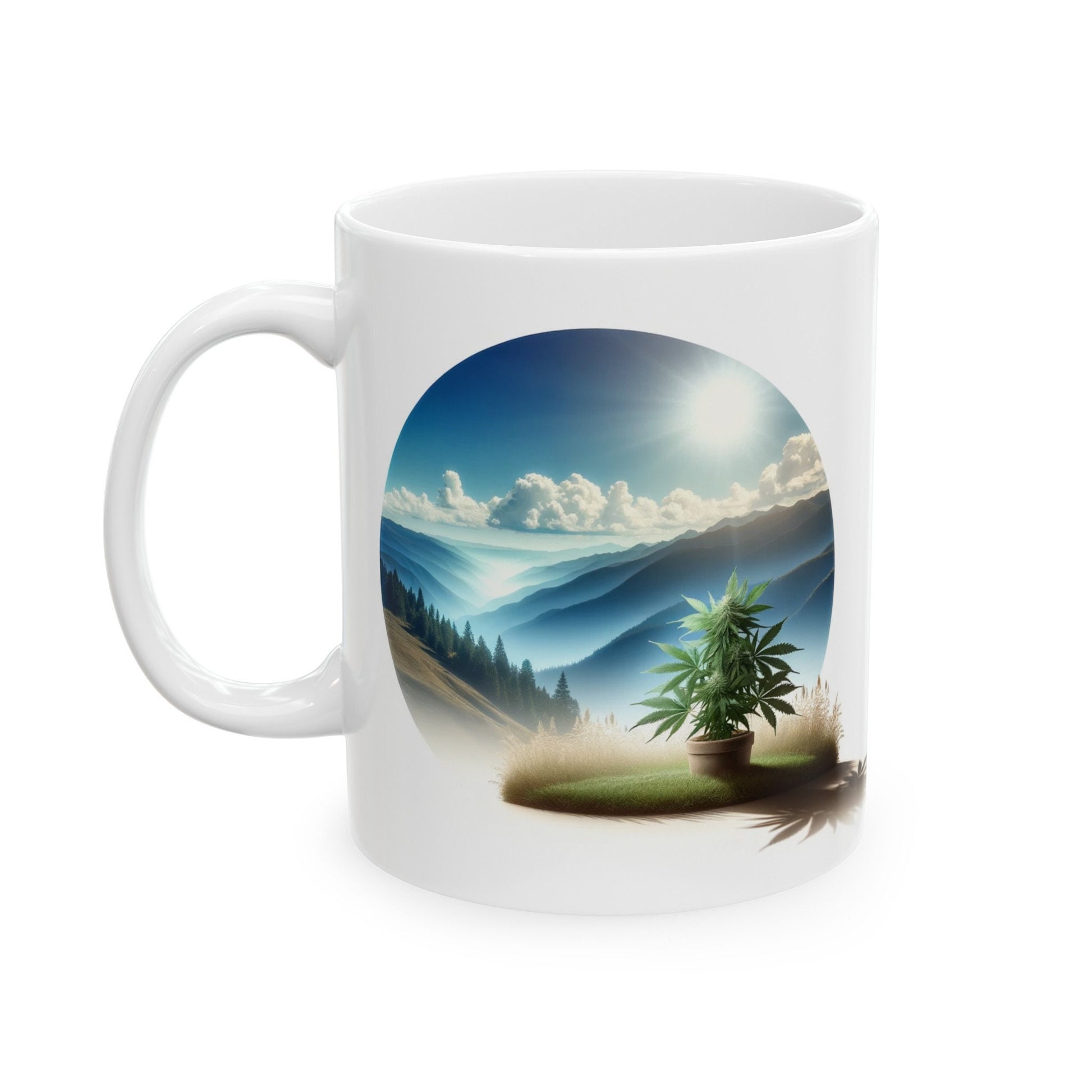 420 MOUNTAIN VIEW - Coffee Weed Mug (11oz)