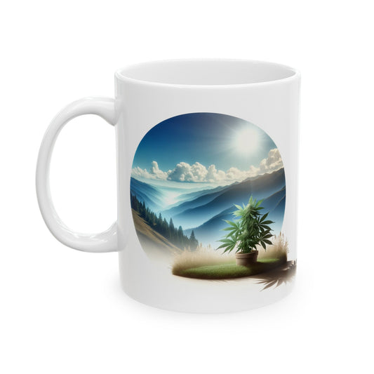 420 MOUNTAIN VIEW - Coffee Weed Mug (11oz)