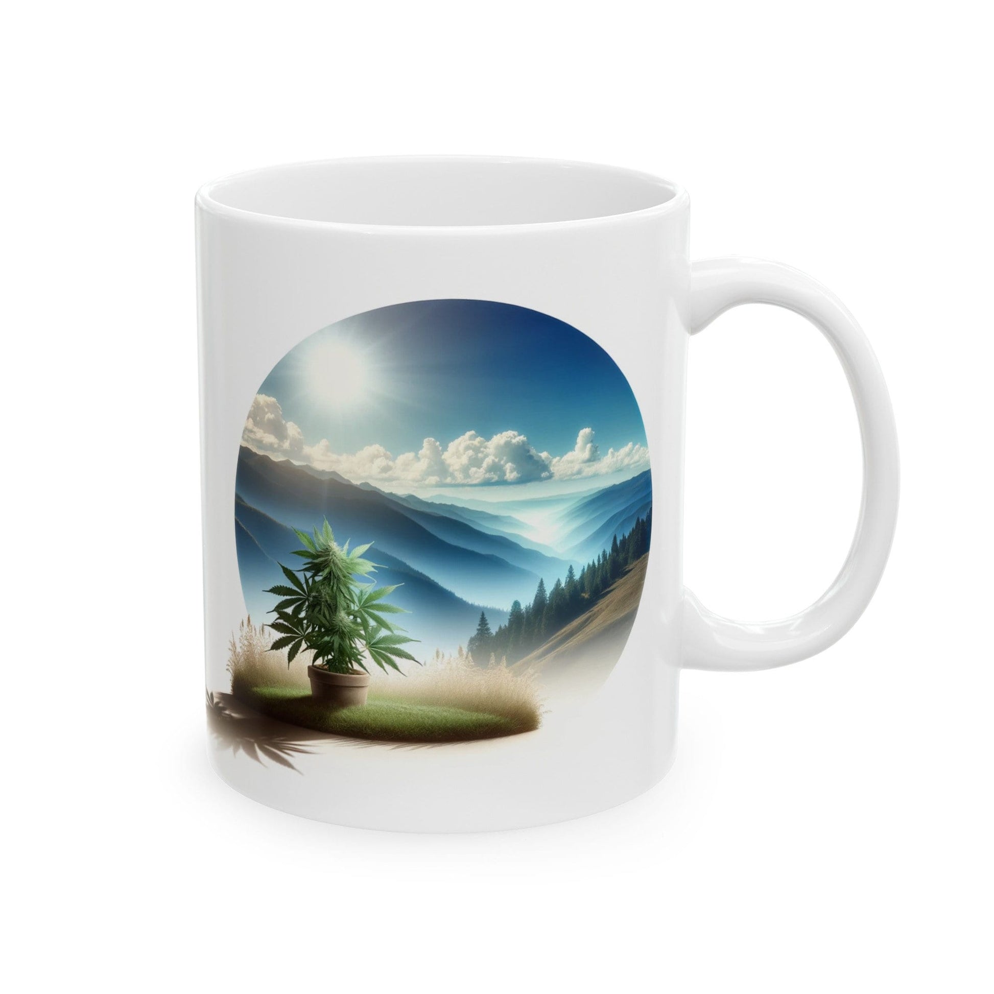 420 MOUNTAIN VIEW - Coffee Weed Mug (11oz)