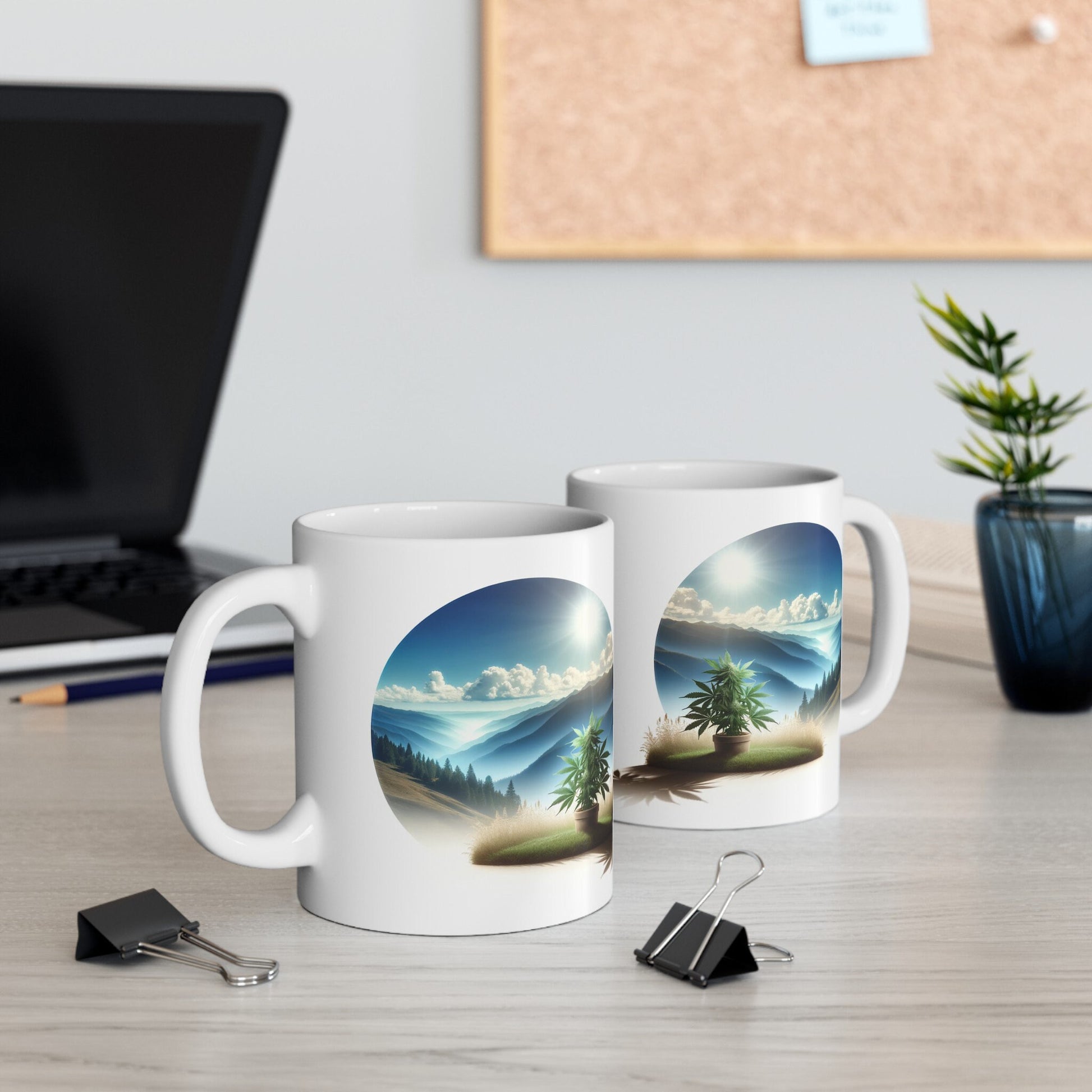 420 MOUNTAIN VIEW - Coffee Weed Mug (11oz)