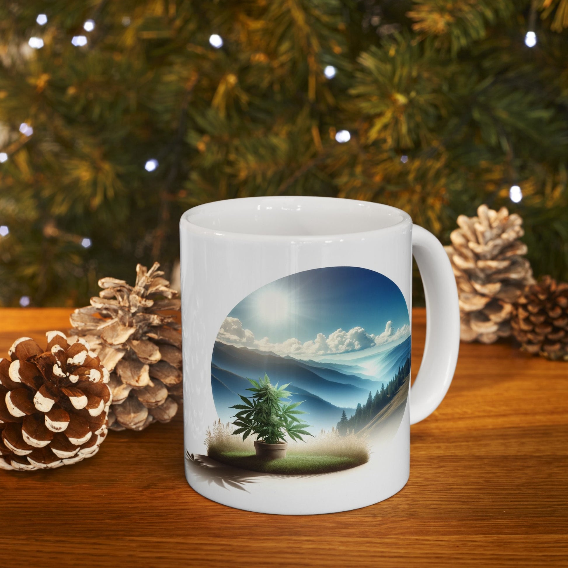 420 MOUNTAIN VIEW - Coffee Weed Mug (11oz)