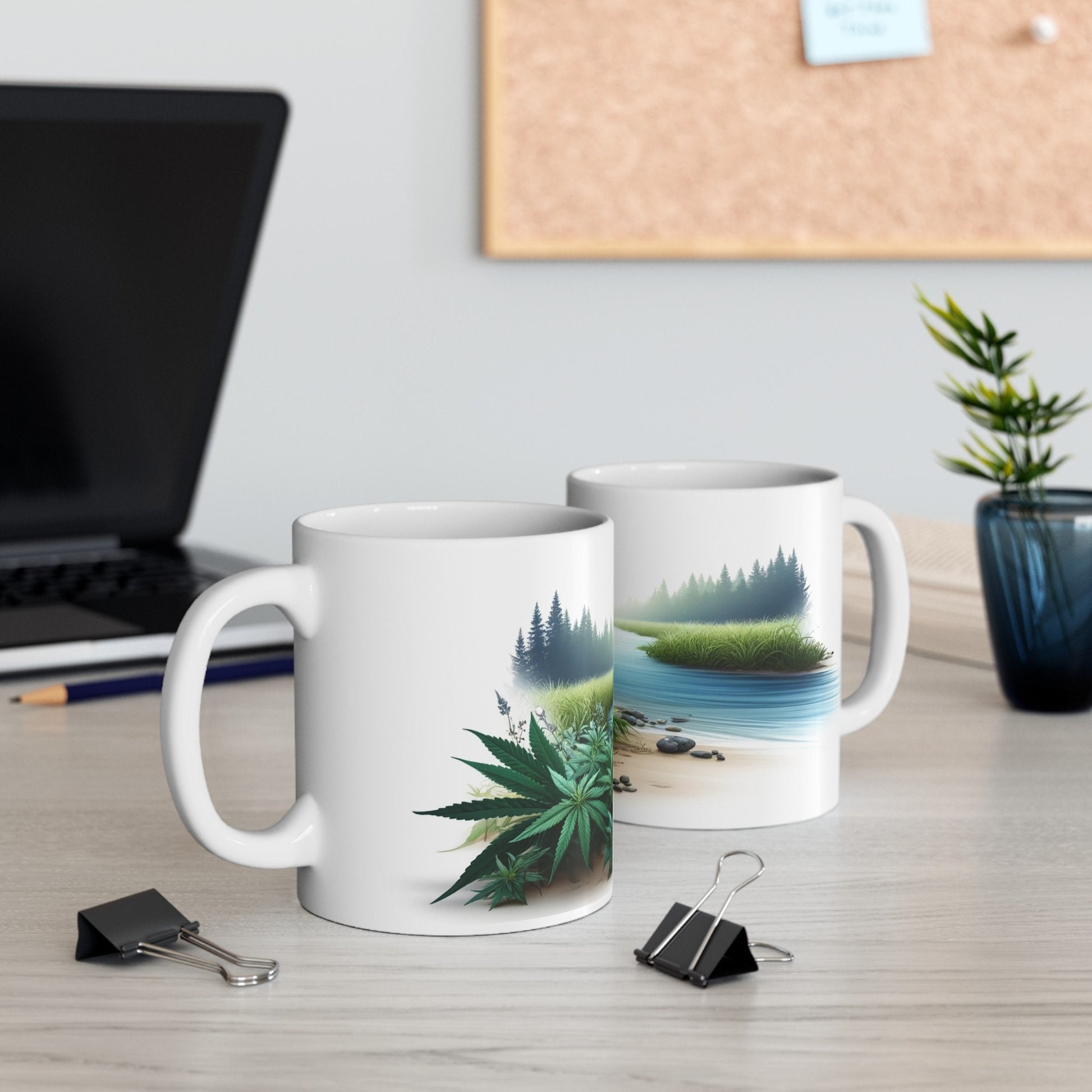 420 WEED RIVER - Coffee Weed Mug (11oz)