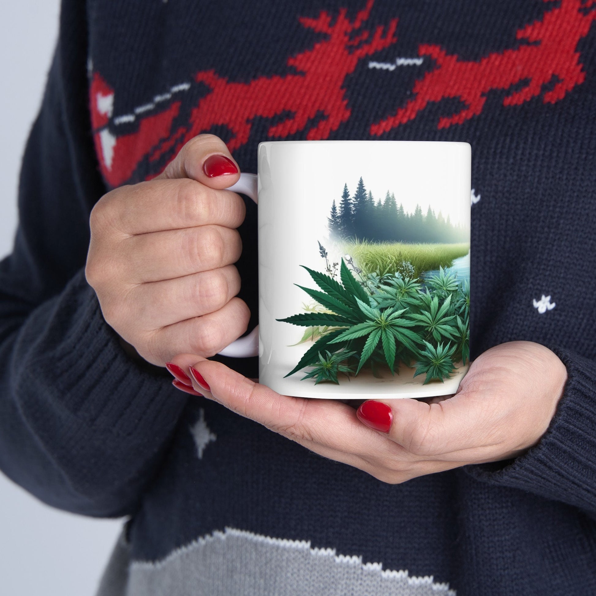 420 WEED RIVER - Coffee Weed Mug (11oz)