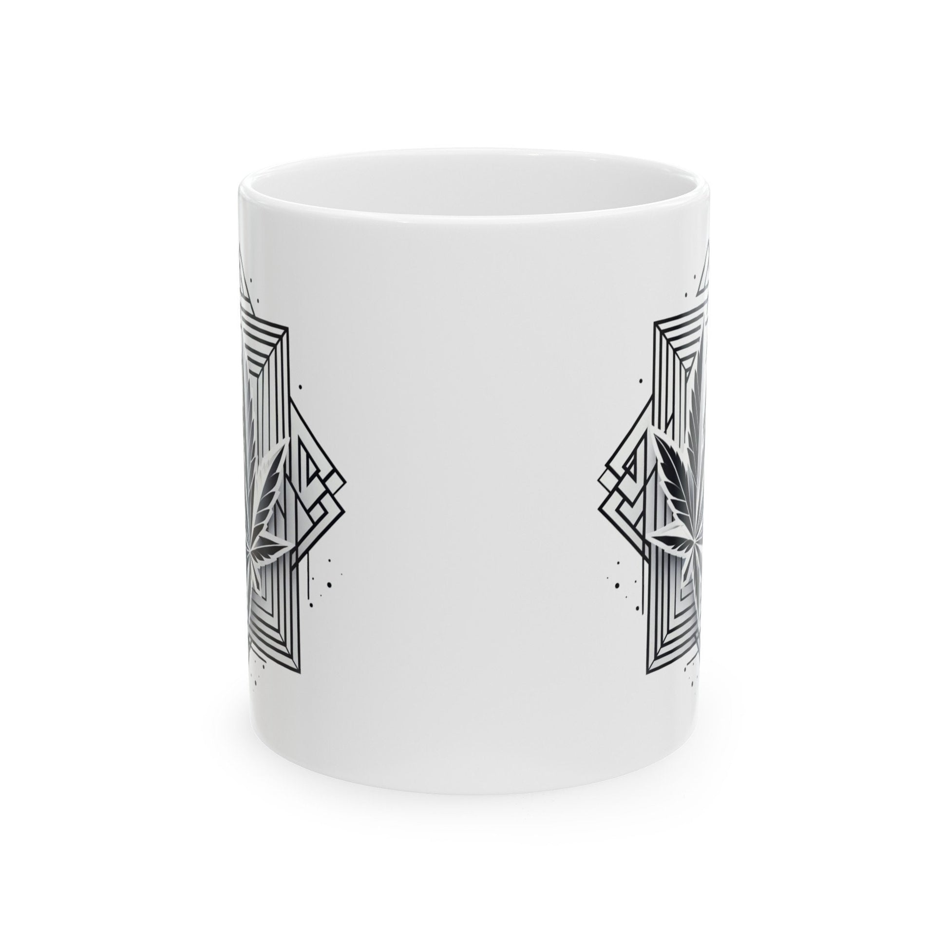 GEOMETRIC WEED ART - Coffee Weed Mug (11oz) Dual Sided