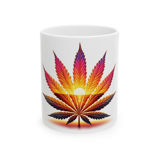SUNRISE WEED LEAF - Coffee Weed Mug (11oz)