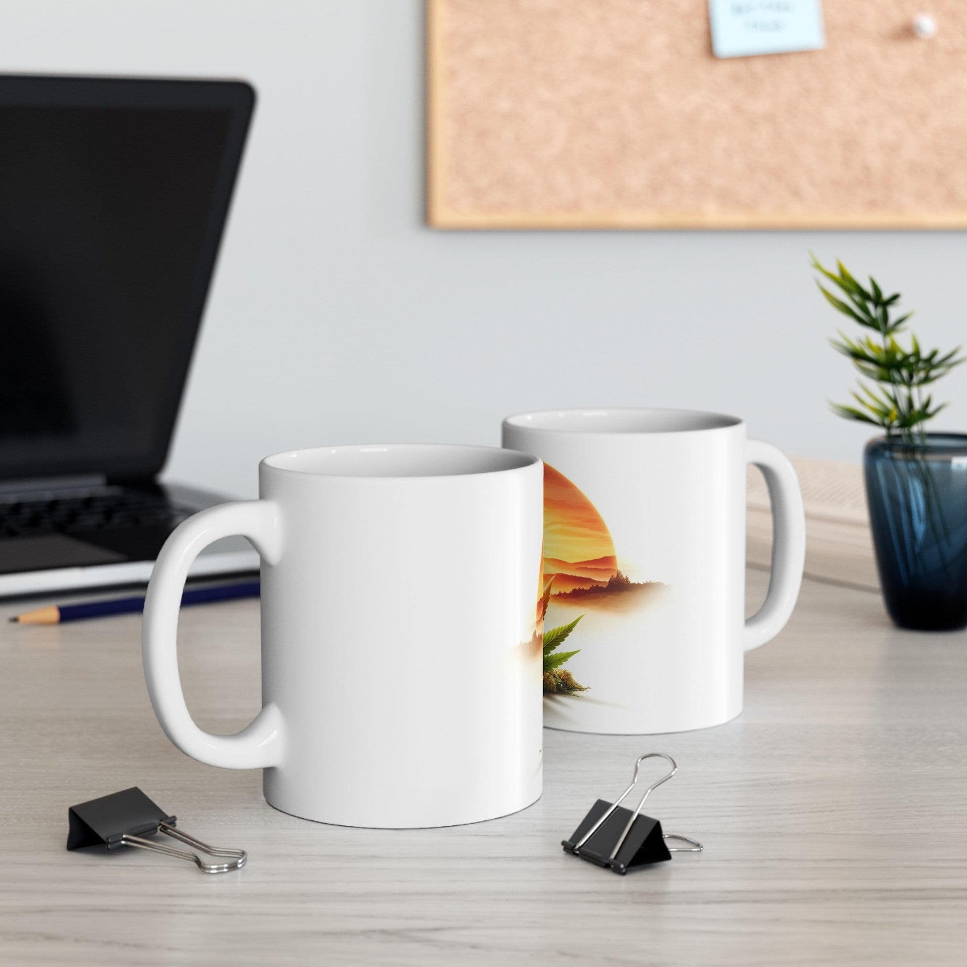 WEED RUNRISE MUG - Coffee Weed Mug (11oz)