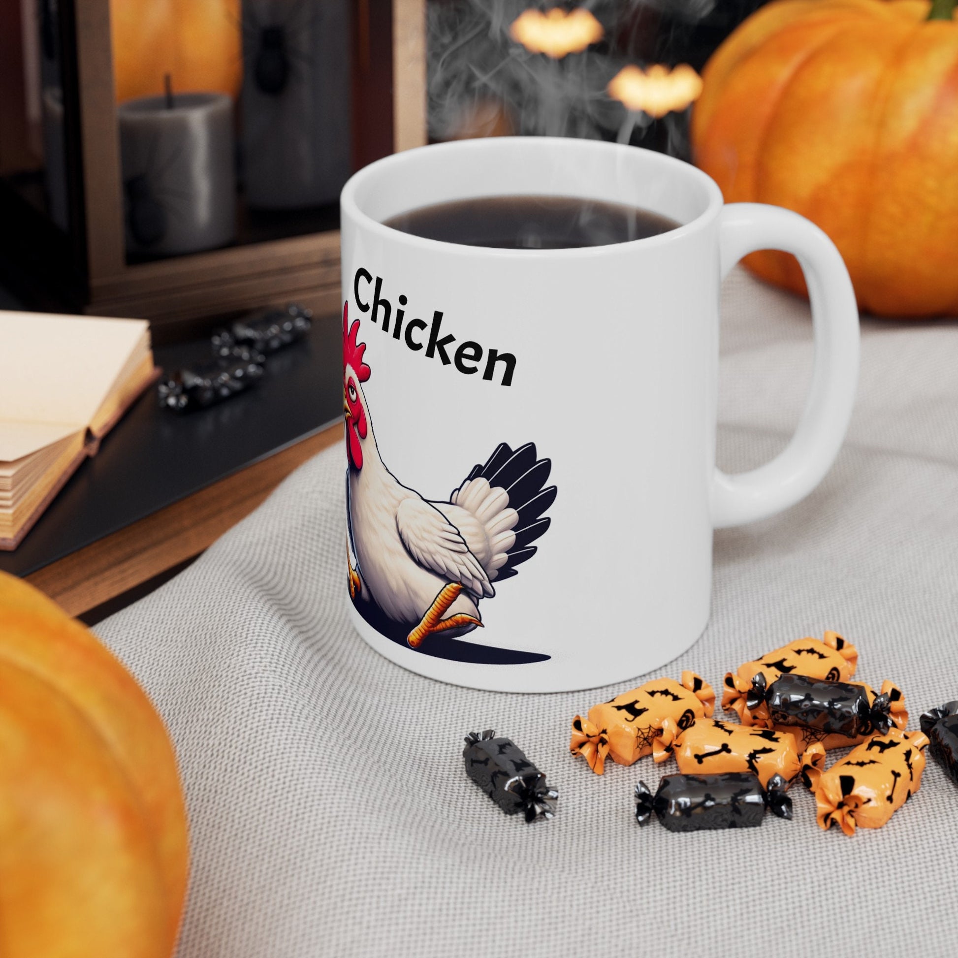 FRIED CHICKEN Mug - Weed Coffee Mug (11oz) - Funny