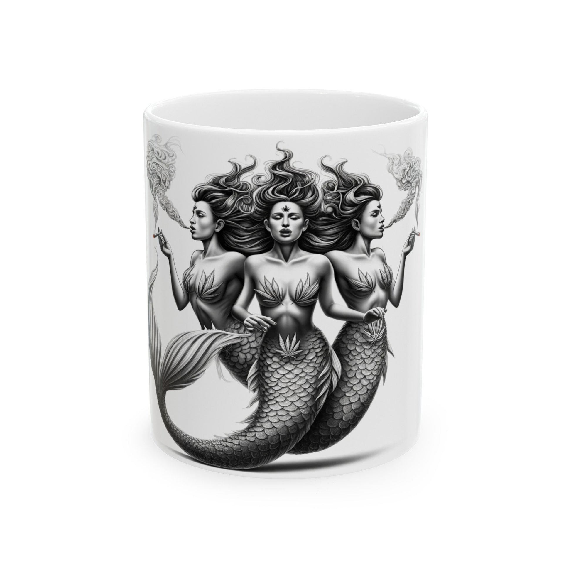 STONER MERMAIDS Mug - Weed Coffee Mug (11oz)