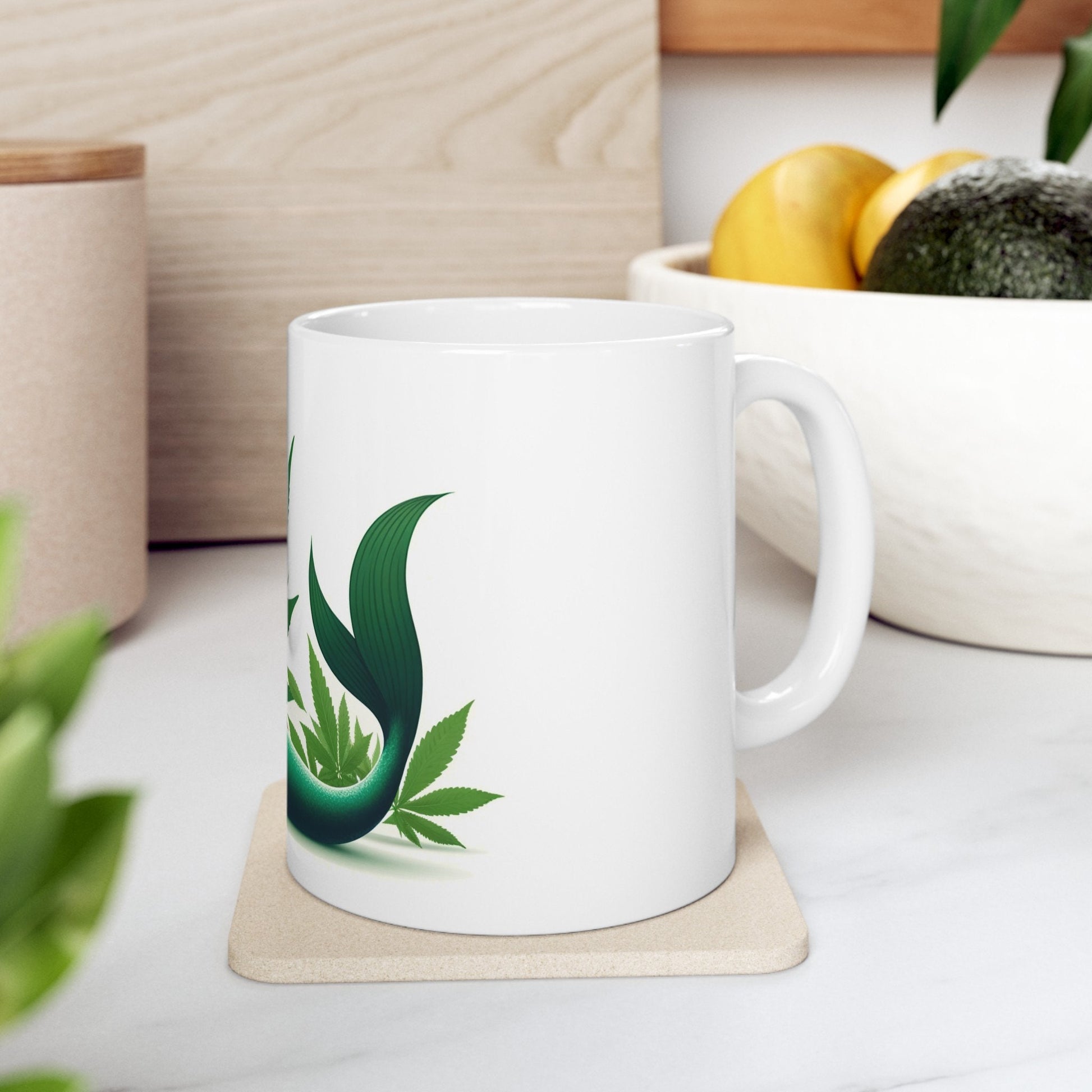 SIMPLE MERMAID Mug - Weed Coffee Mug (11oz)
