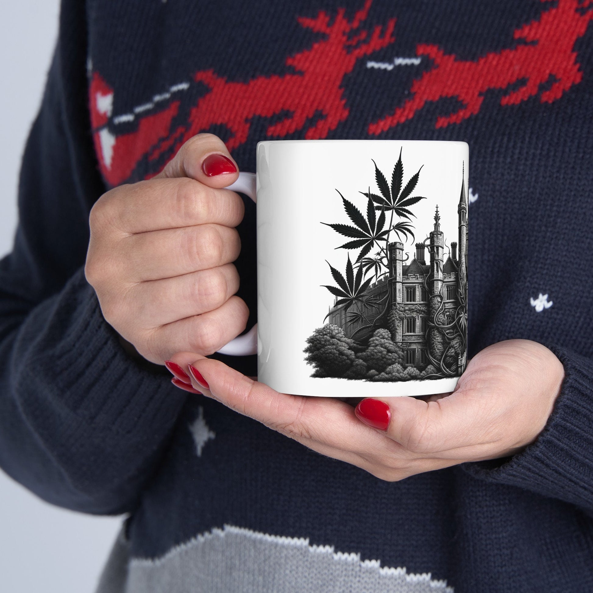 GOTH CASTLE Mug - Weed Coffee Mug (11oz)