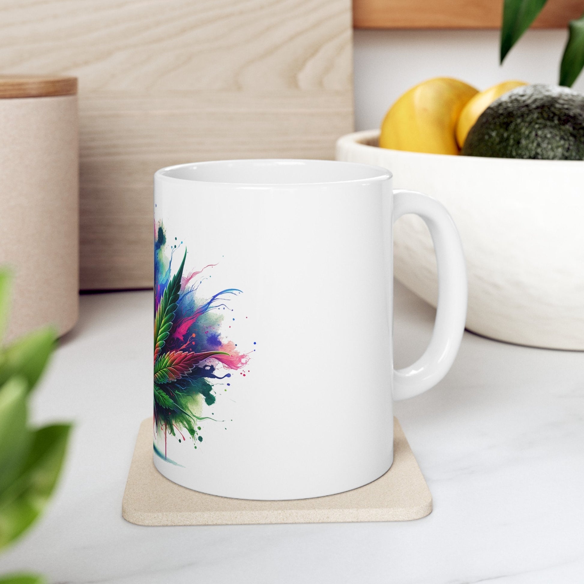 WEED LEAF ART - Coffee Weed Mug (11oz)