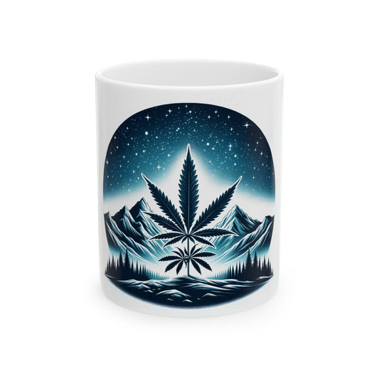 NIGHT MOUNTAINS Mug - Weed Coffee Mug (11oz)