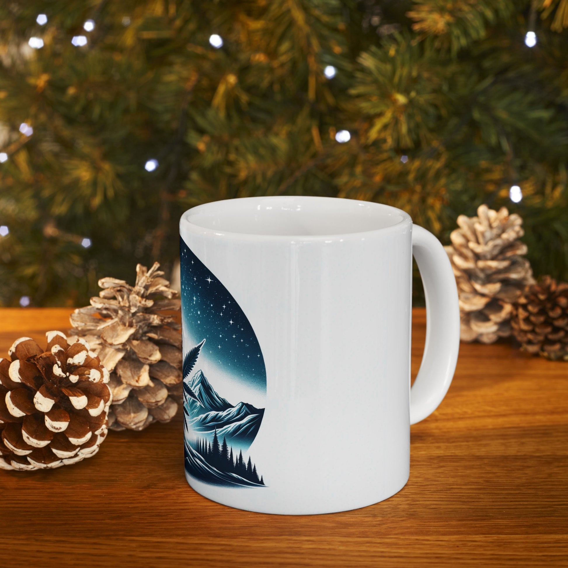NIGHT MOUNTAINS Mug - Weed Coffee Mug (11oz)