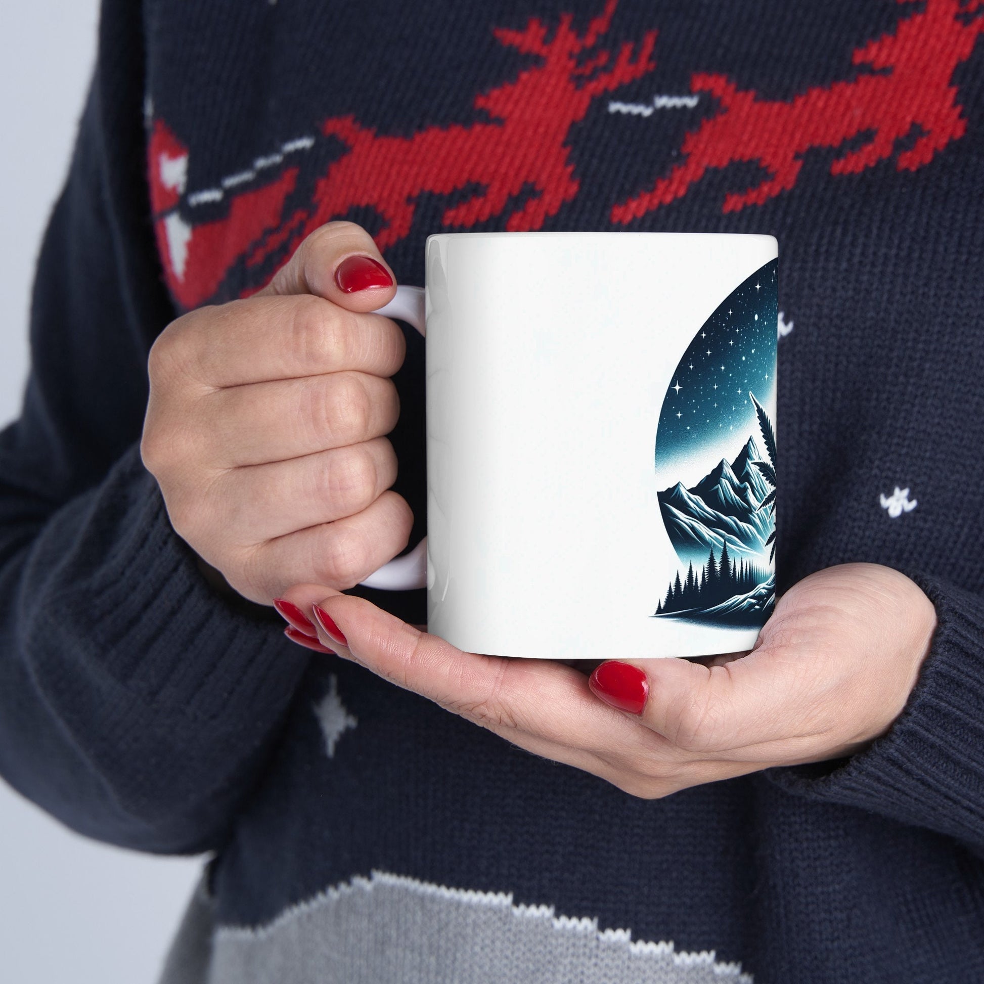 NIGHT MOUNTAINS Mug - Weed Coffee Mug (11oz)