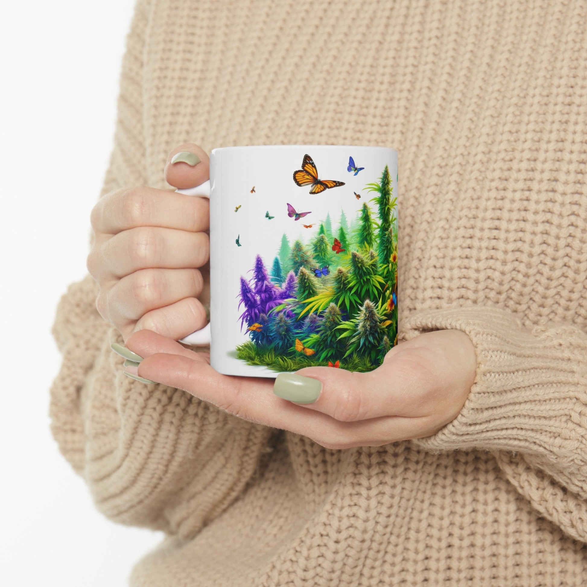 PEACEFUL WEED Mug - Weed Coffee Mug (11oz)