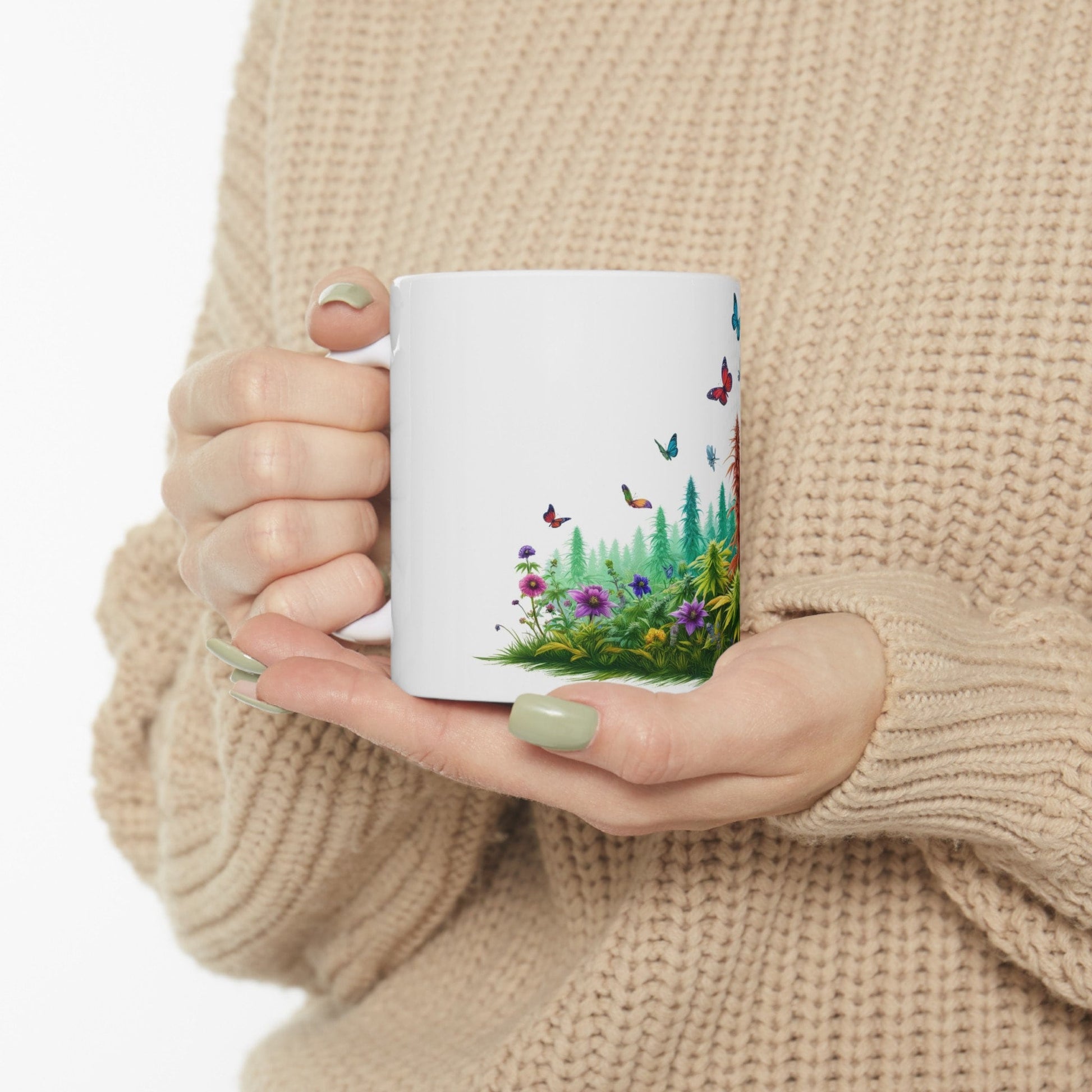 PEACEFUL WEED Mug - Weed Coffee Mug (11oz)