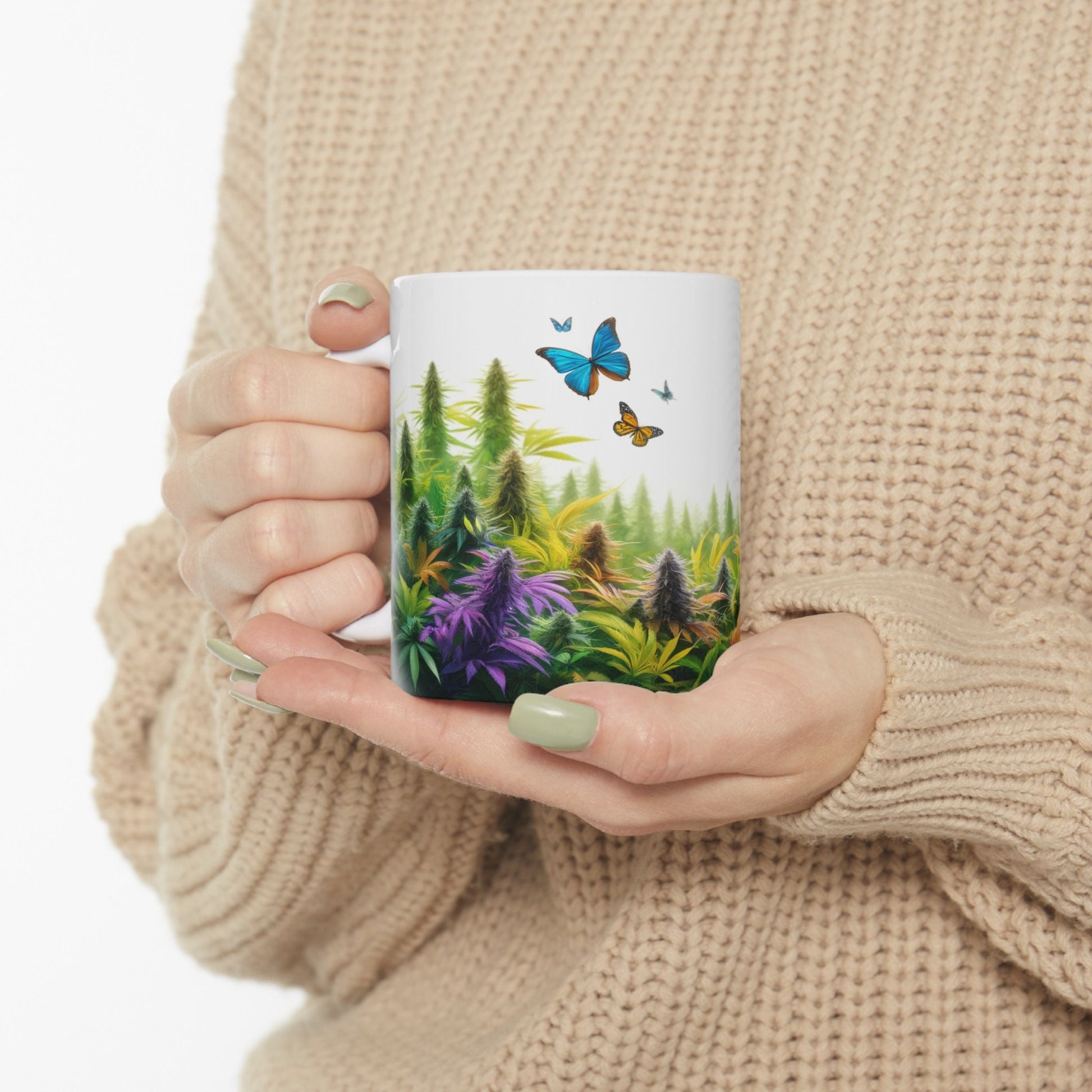 PEACEFUL WEED Mug - Weed Coffee Mug (11oz)