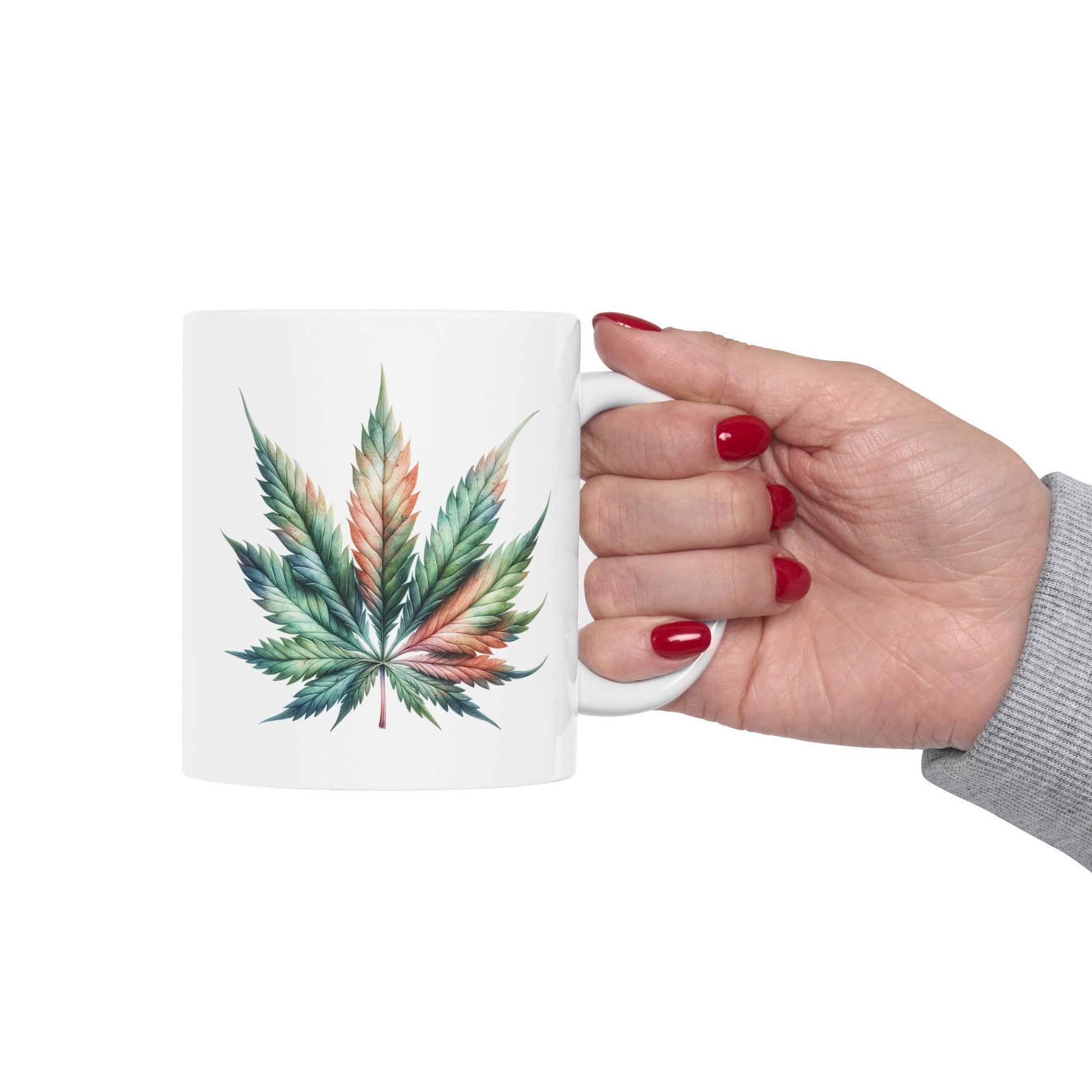 WEED LEAF MUG - Coffee Weed Mug (11oz)