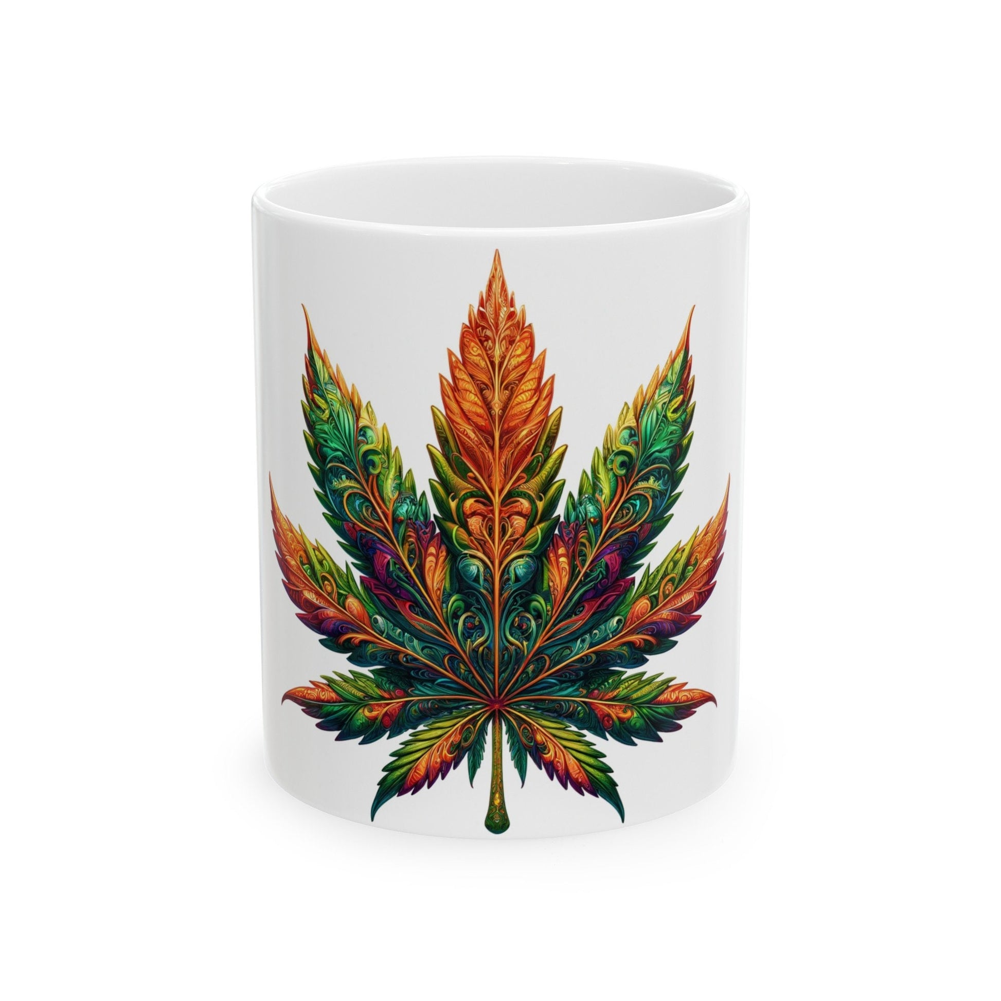 WEED LEAF MUG - Coffee Weed Mug (11oz)