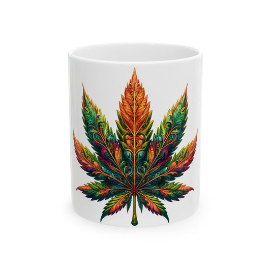 WEED LEAF MUG - Coffee Weed Mug (11oz)