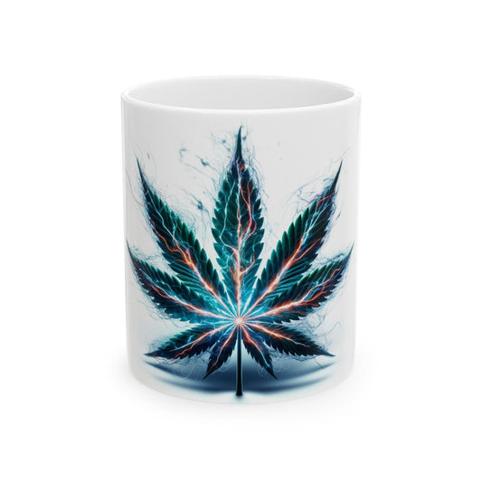 420 WEED LEAF - Coffee Weed Mug (11oz)