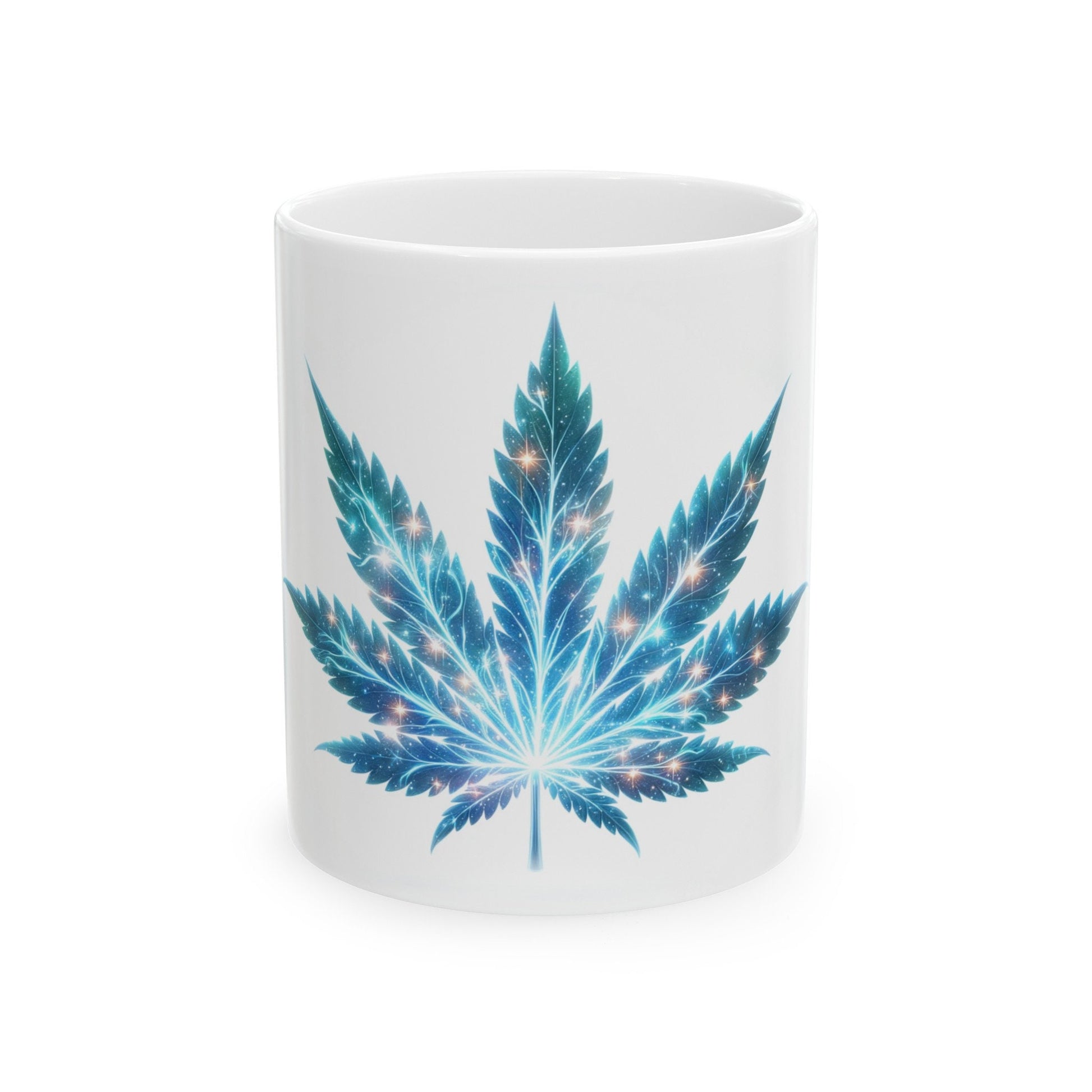 SPACE WEED LEAF - Coffee Weed Mug (11oz)