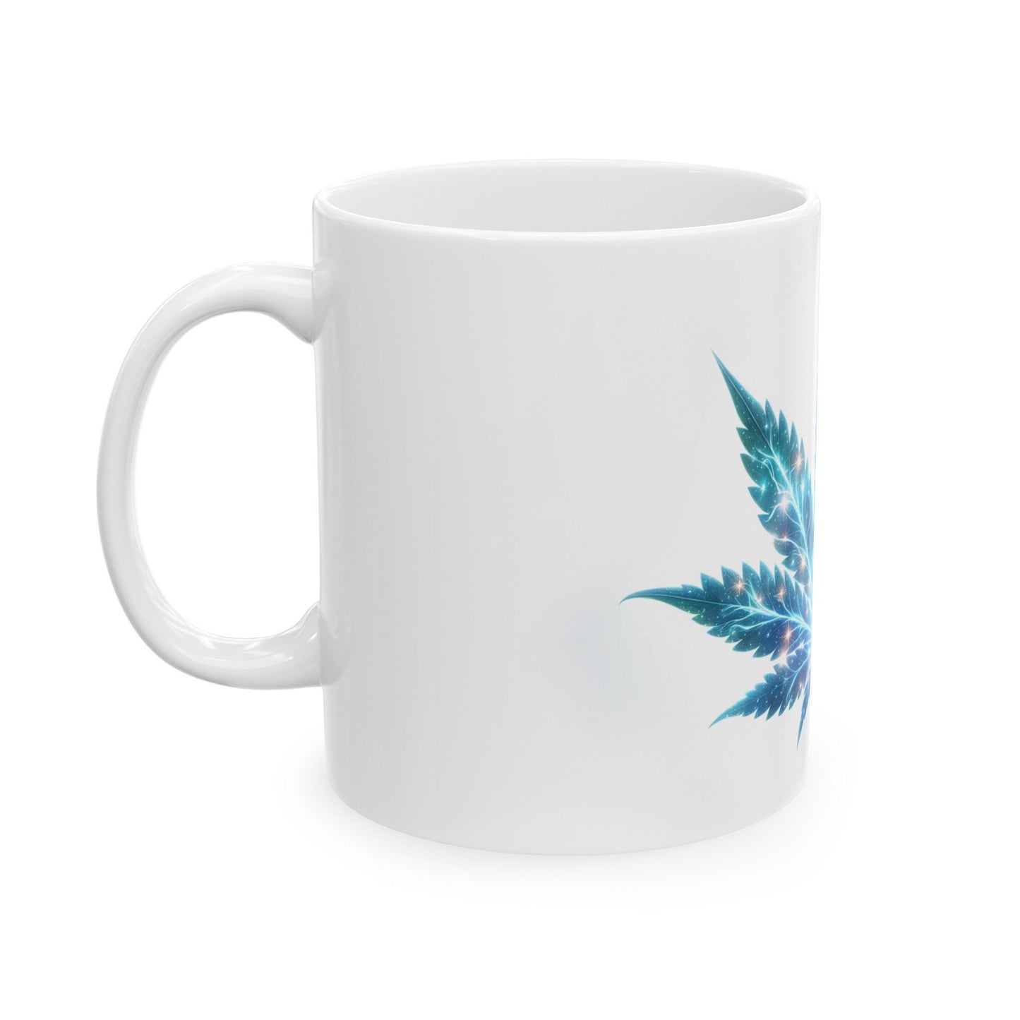 SPACE WEED LEAF - Coffee Weed Mug (11oz)