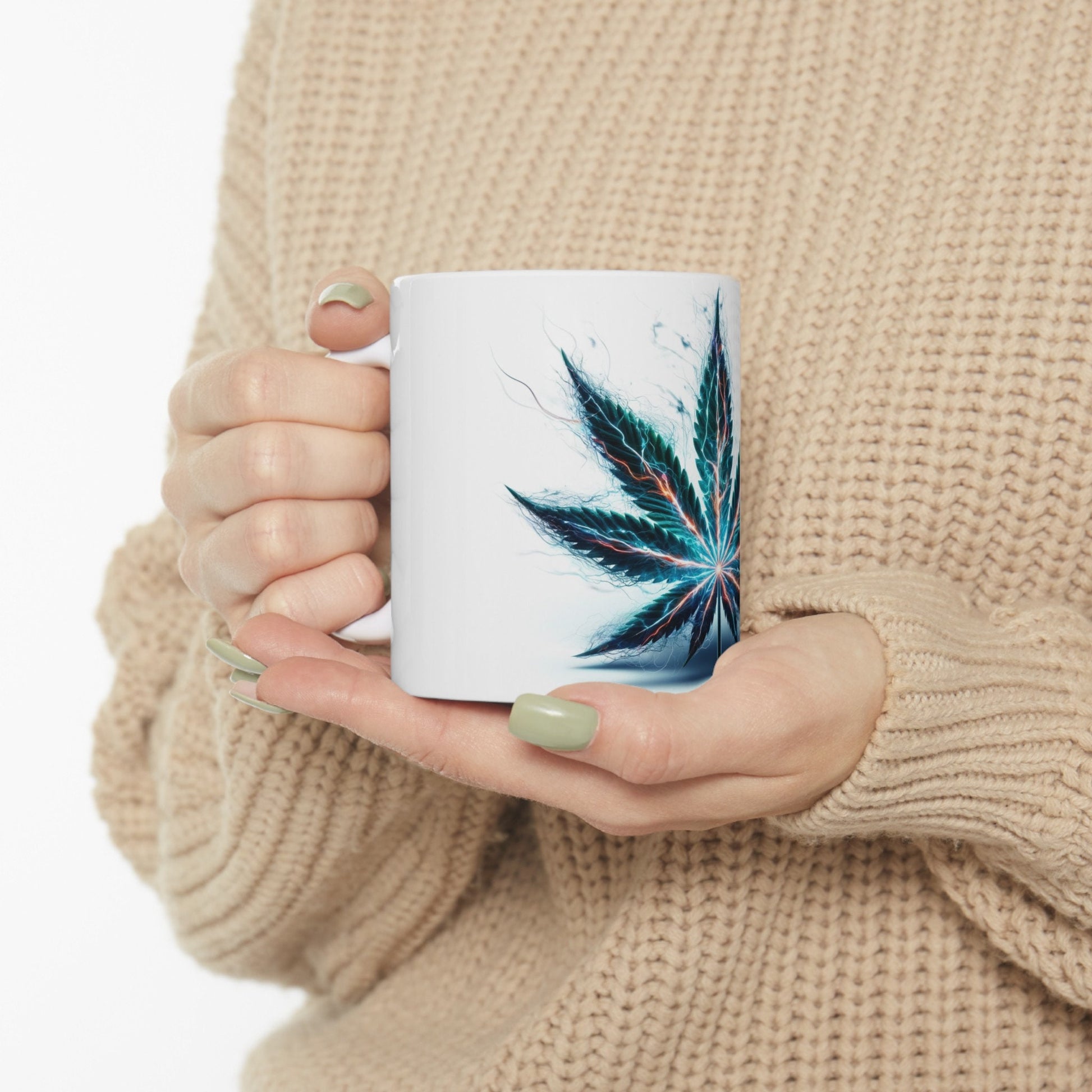 420 WEED LEAF - Coffee Weed Mug (11oz)