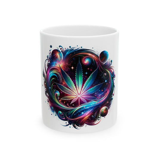 GALAXY WEED LEAF - Coffee Weed Mug (11oz)