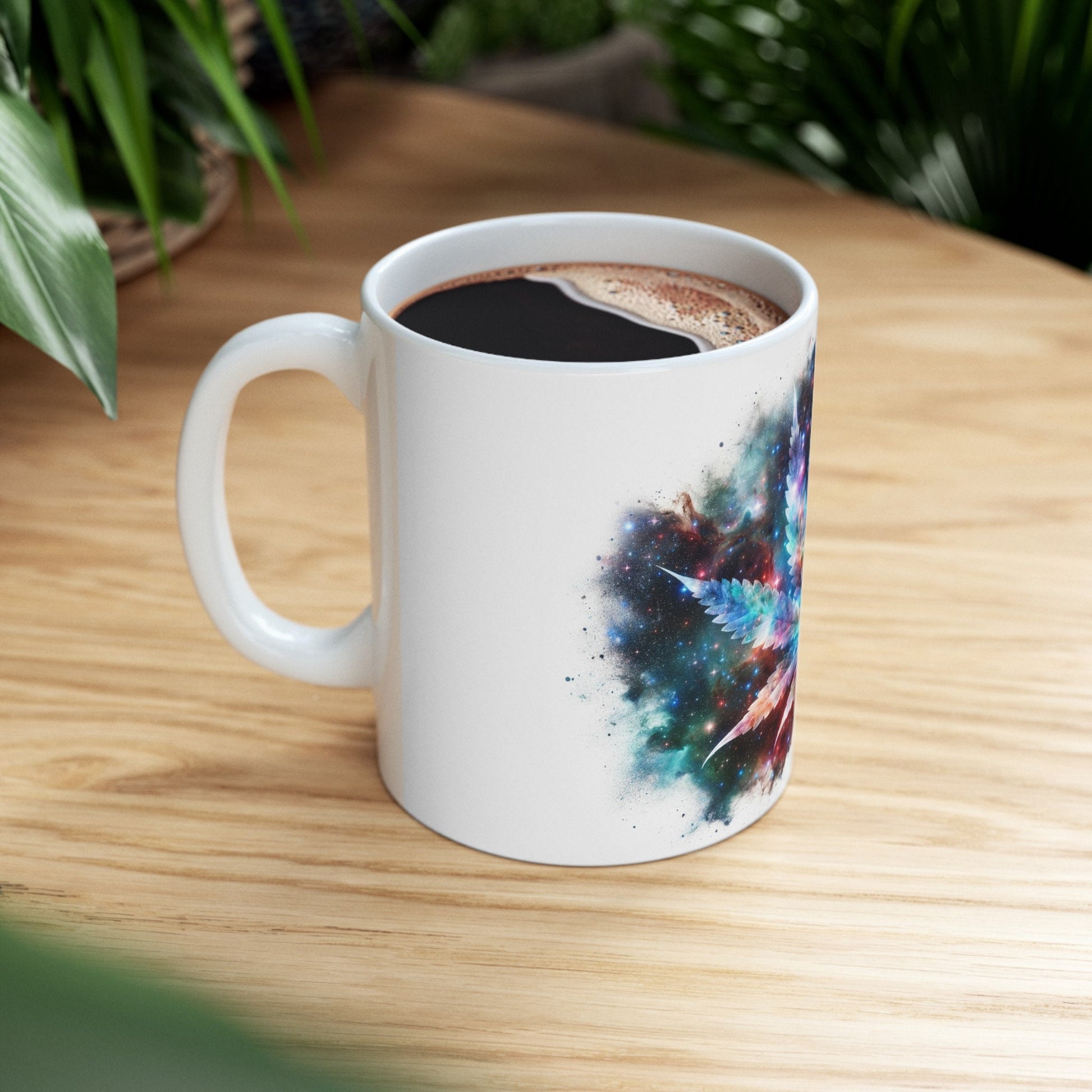 SPACE WEED LEAF - Coffee Weed Mug (11oz)
