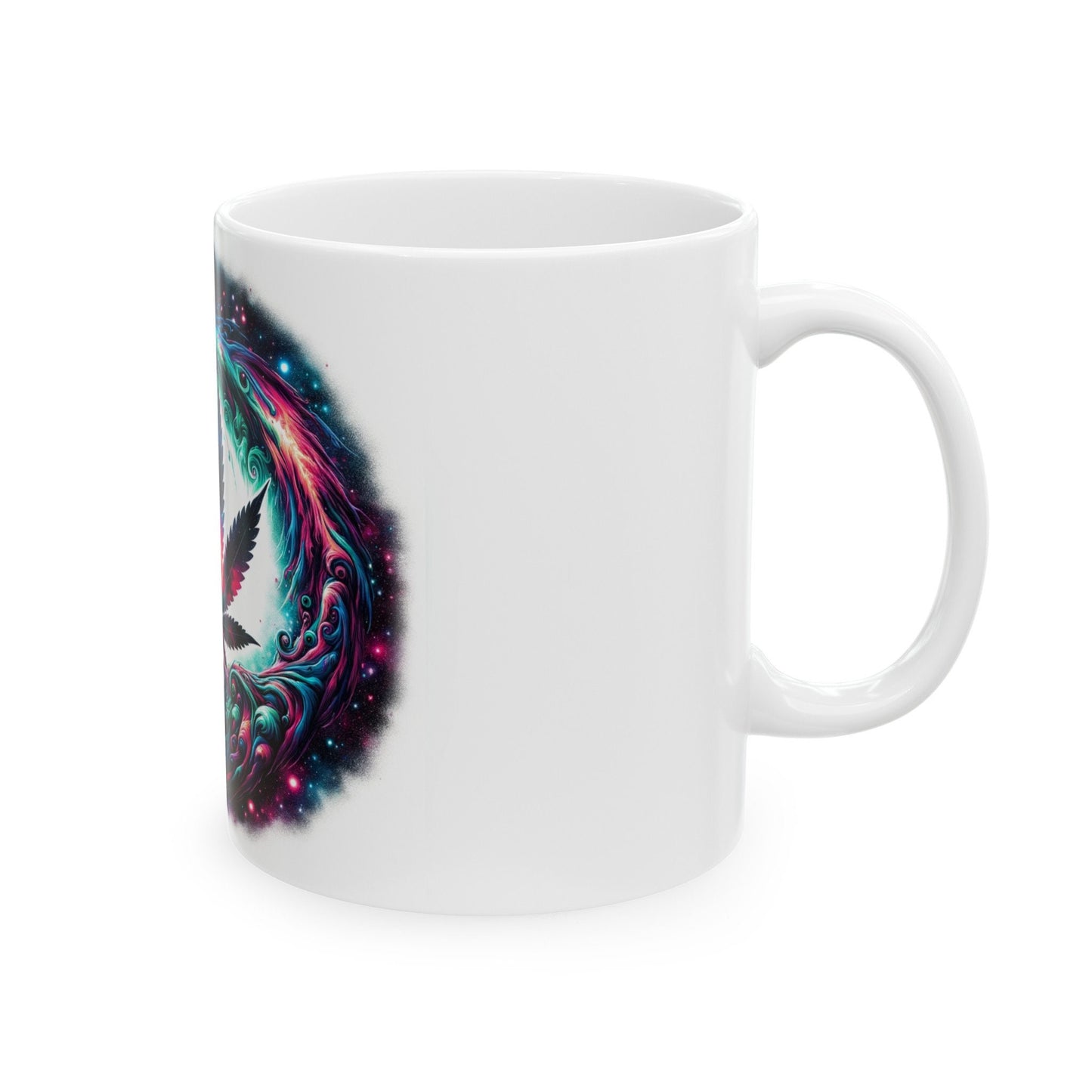 420 GALAXY ART MUG - WEED Coffee Mugs (11oz)
