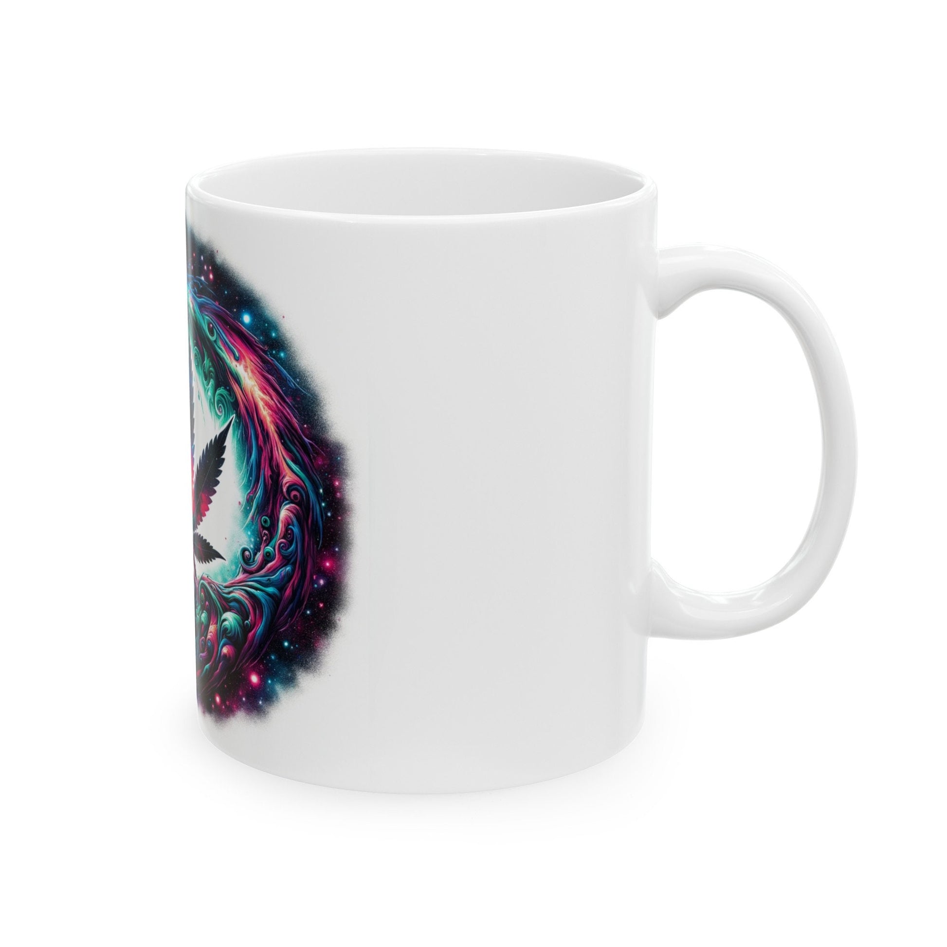 420 GALAXY ART MUG - WEED Coffee Mugs (11oz)
