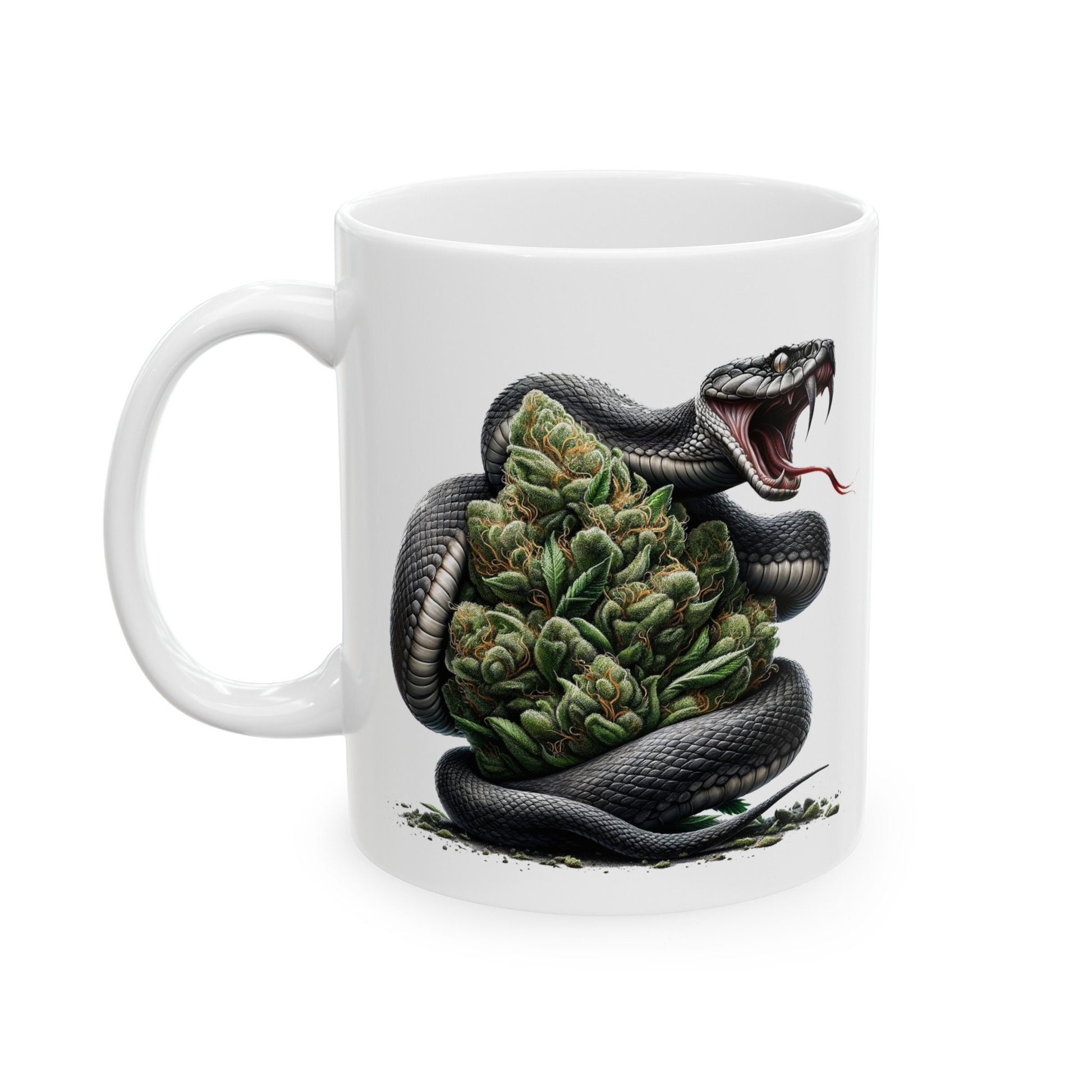 SNAKE WEED NUG - Coffee Weed Mug (11oz) Dual Sided