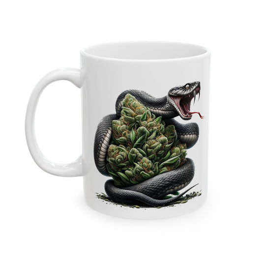 SNAKE WEED NUG - Coffee Weed Mug (11oz) Dual Sided