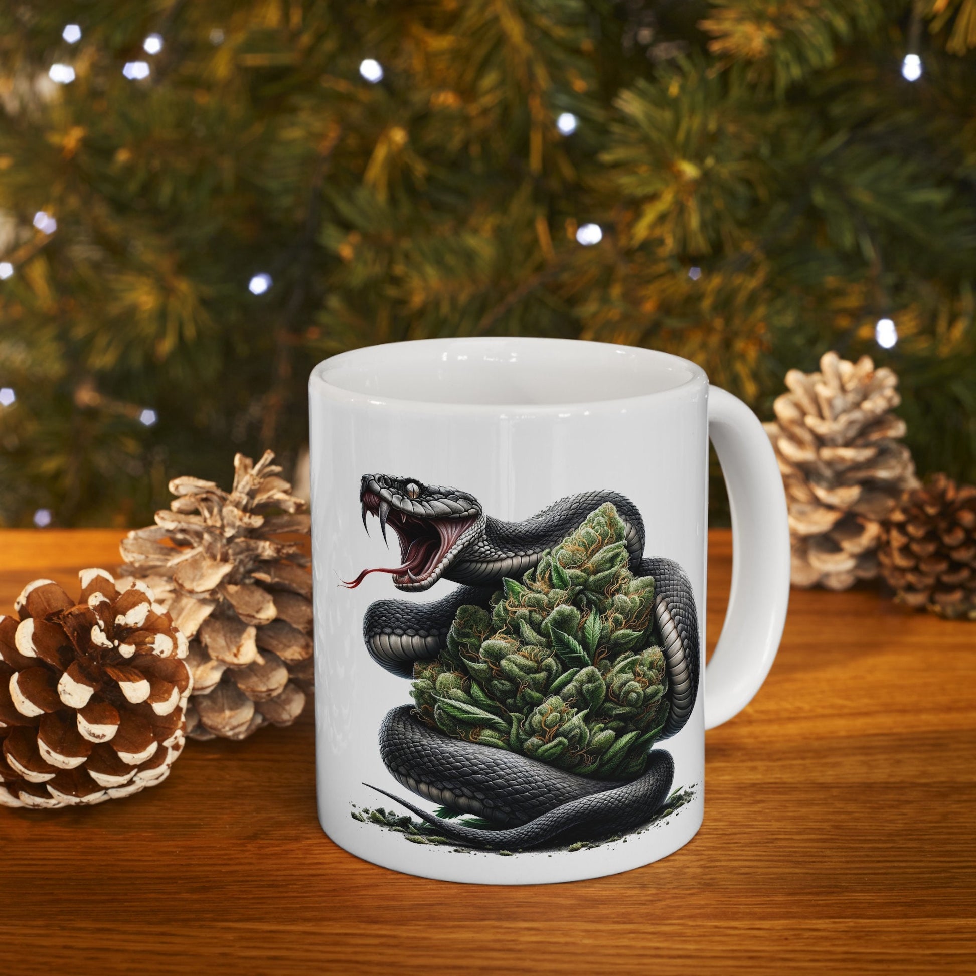 SNAKE WEED NUG - Coffee Weed Mug (11oz) Dual Sided