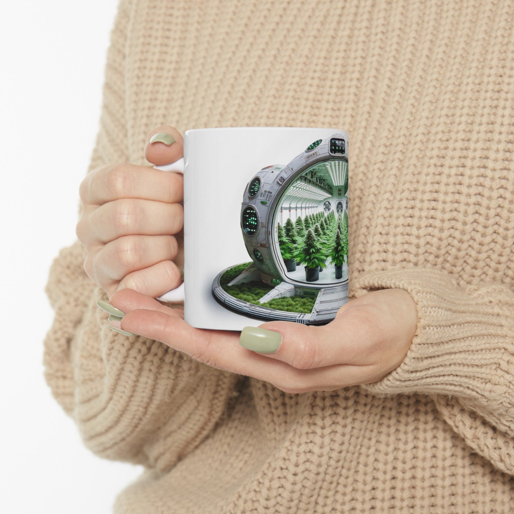 SPACE WEED FARM - Coffee Weed Mug (11oz)