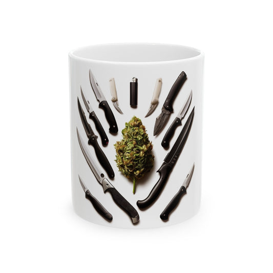 WEED & KNIVES - Coffee Weed Mug (11oz)
