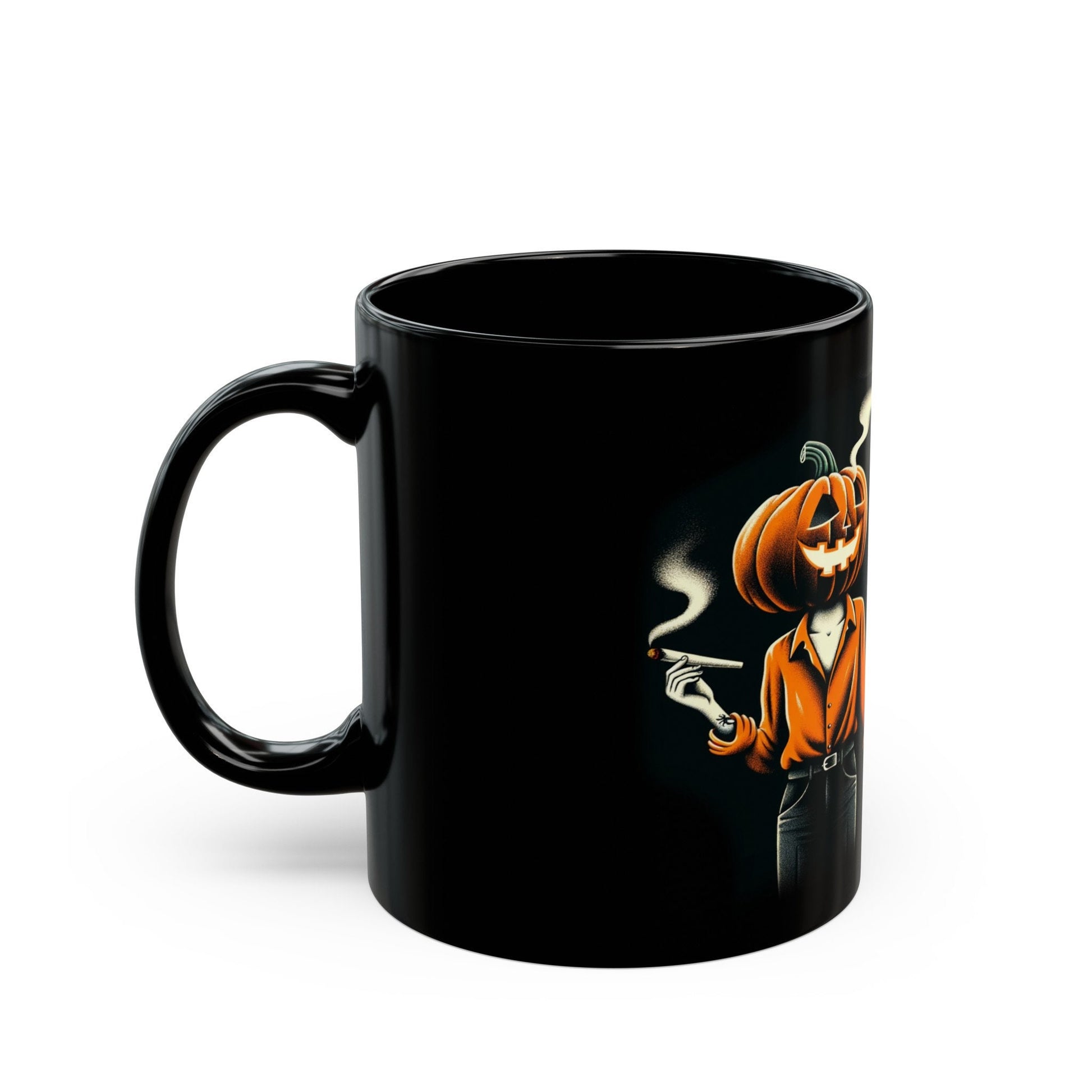 HALLOWEEN COUPLE - Weed Coffee Mug (11oz) BLACK