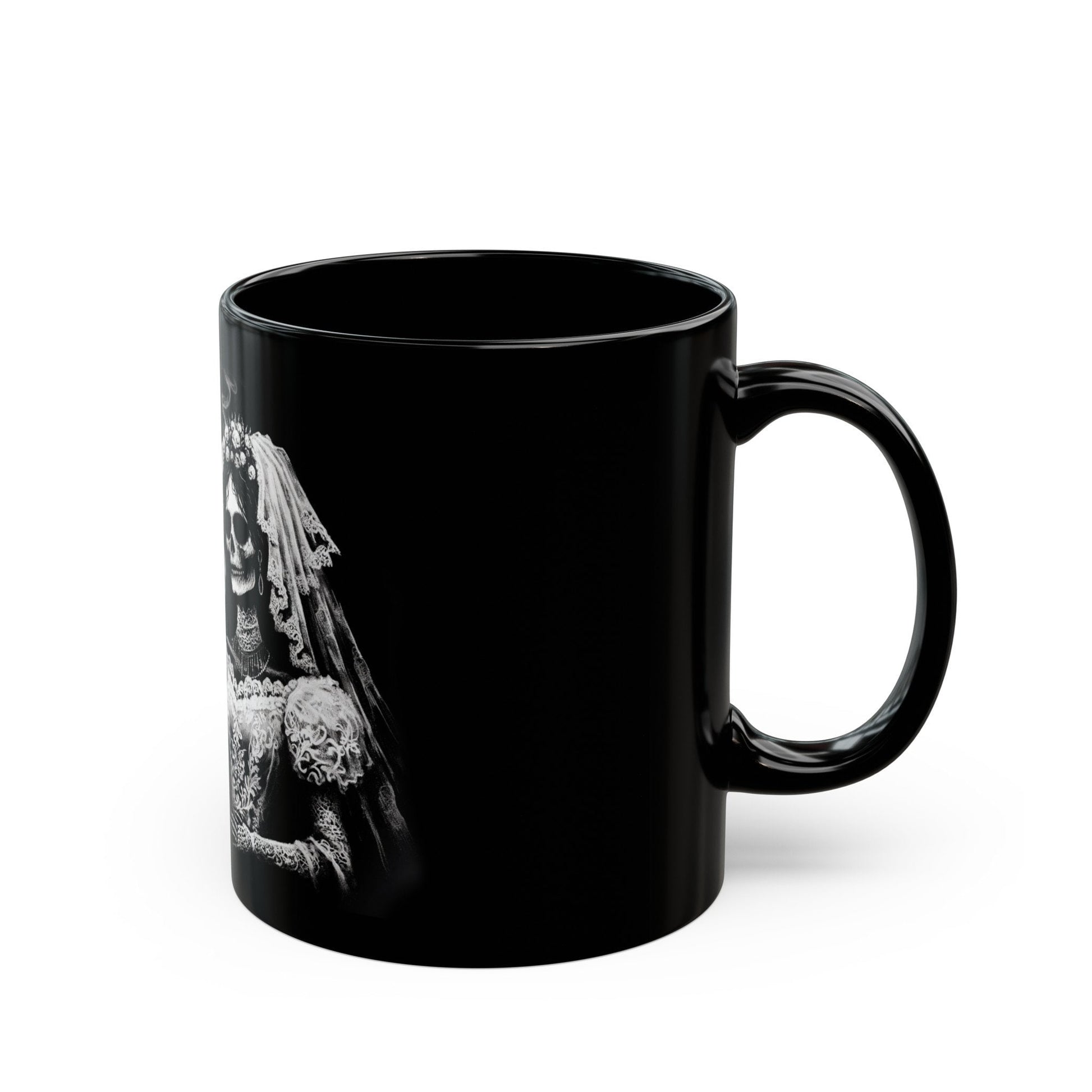 SKELETON COUPLE - Weed Coffee Mug (11oz) BLACK