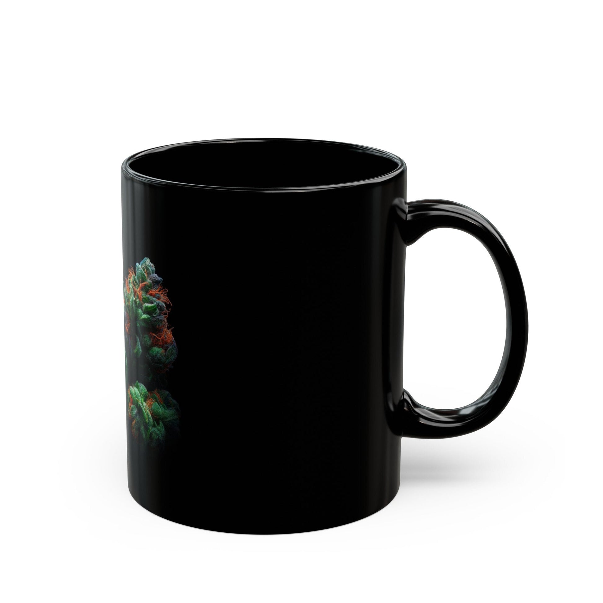 PRETTY WEED NUGS - Weed Coffee Mug (11oz) BLACK