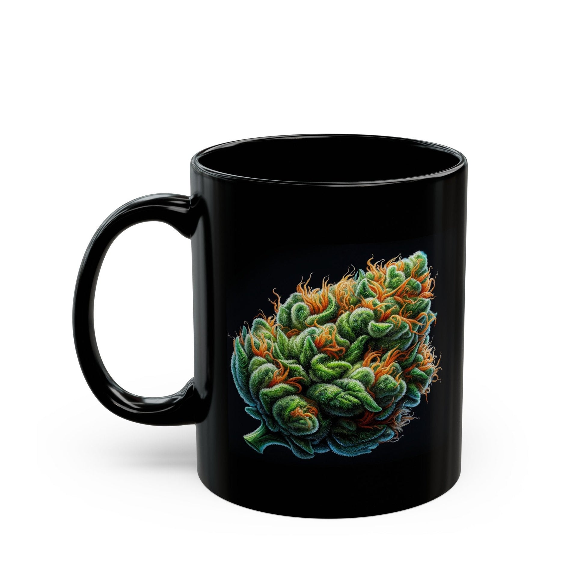 WEED NUG MUG - Weed Coffee Mug (11oz) BLACK