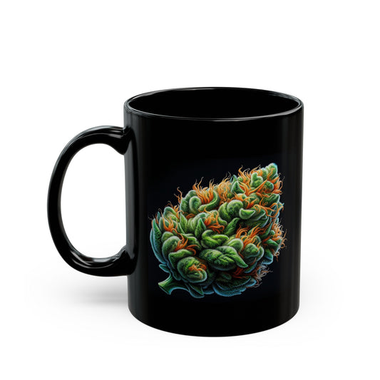 WEED NUG MUG - Weed Coffee Mug (11oz) BLACK