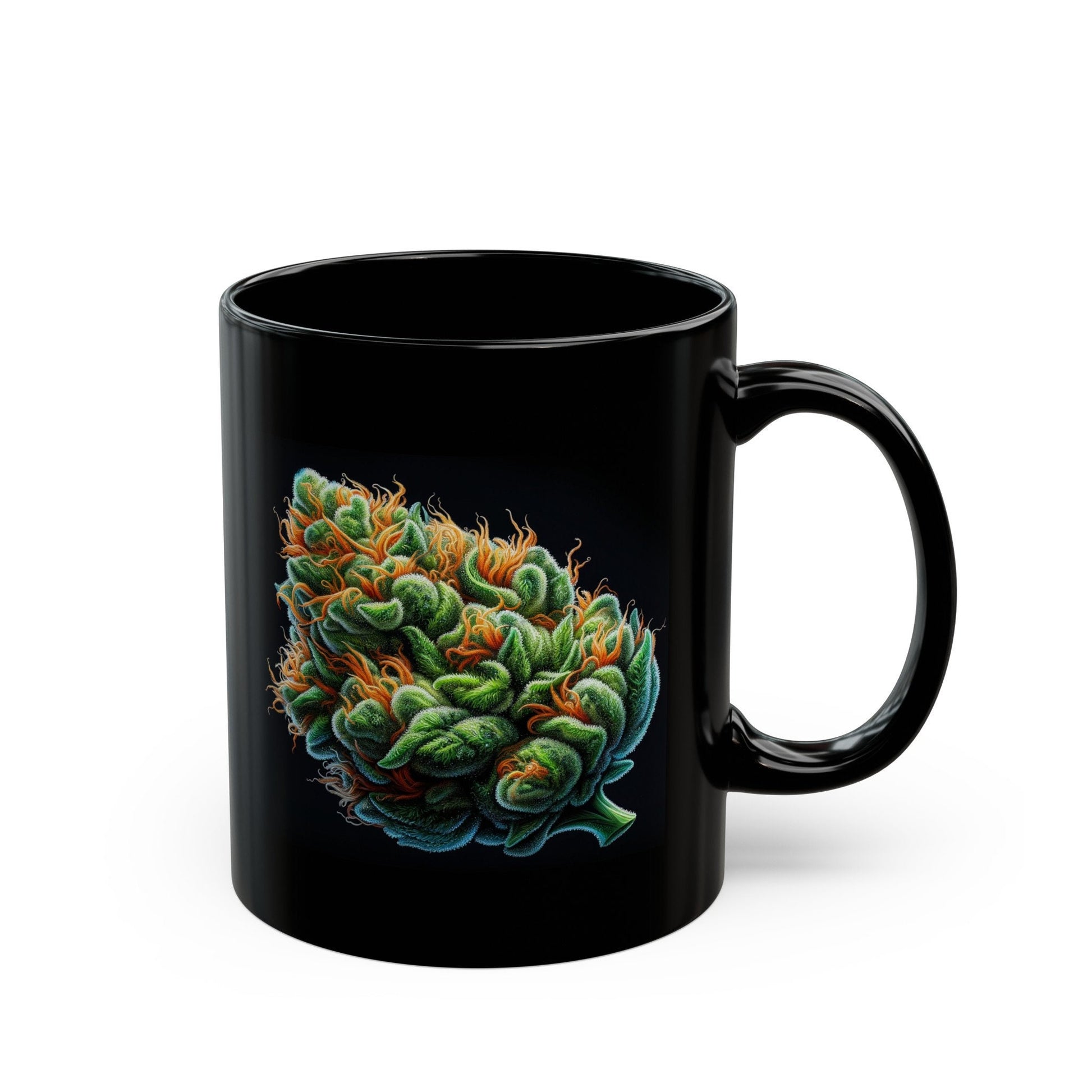 WEED NUG MUG - Weed Coffee Mug (11oz) BLACK