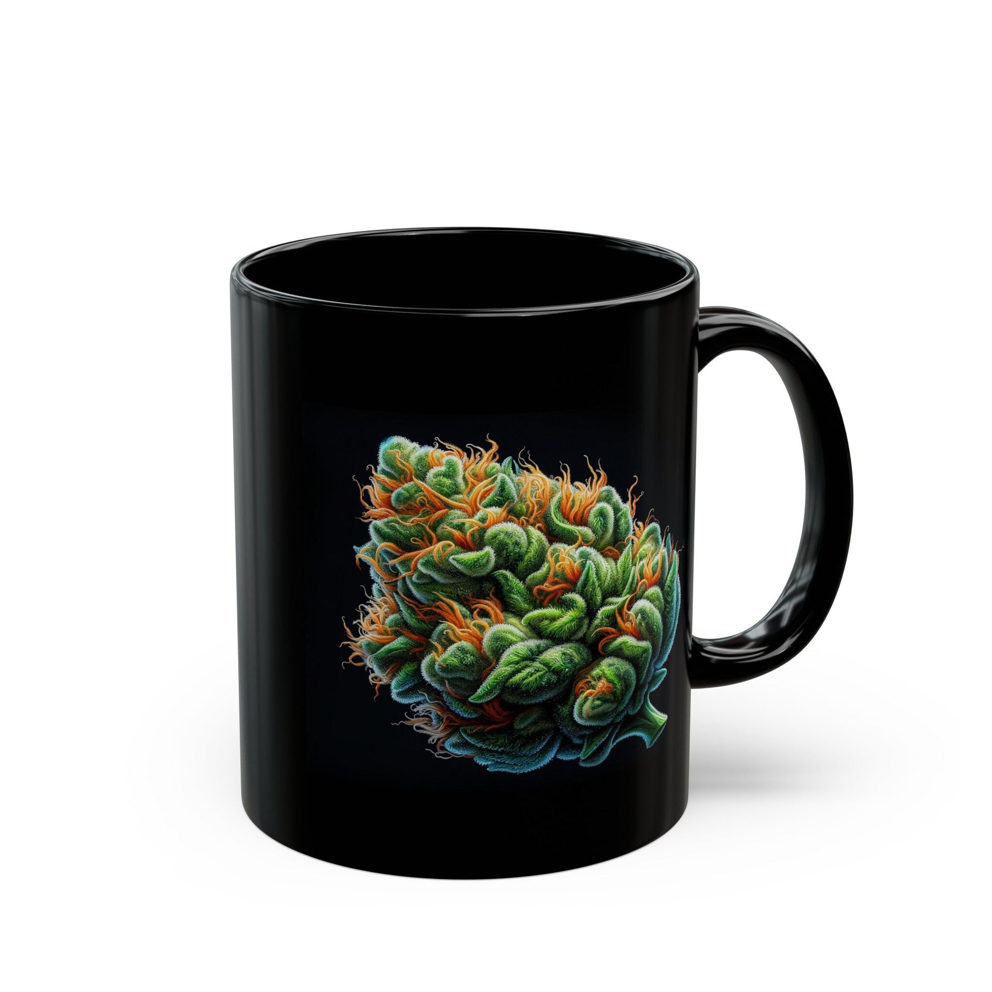 WEED NUG MUG - Weed Coffee Mug (11oz) BLACK