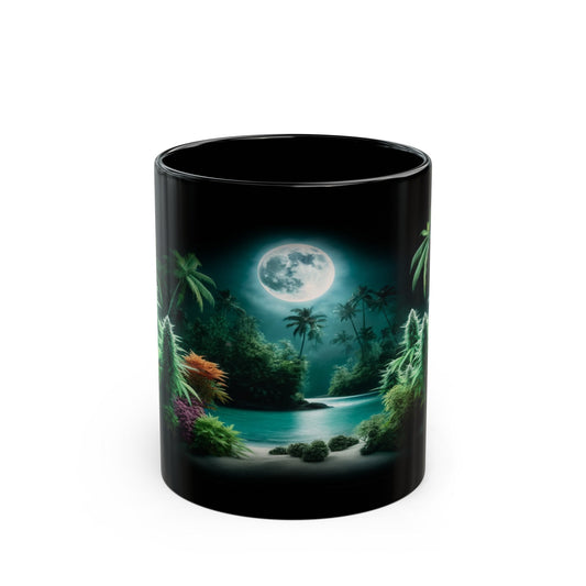 420 BEACH NIGHT - WEED Coffee Mug (11oz)