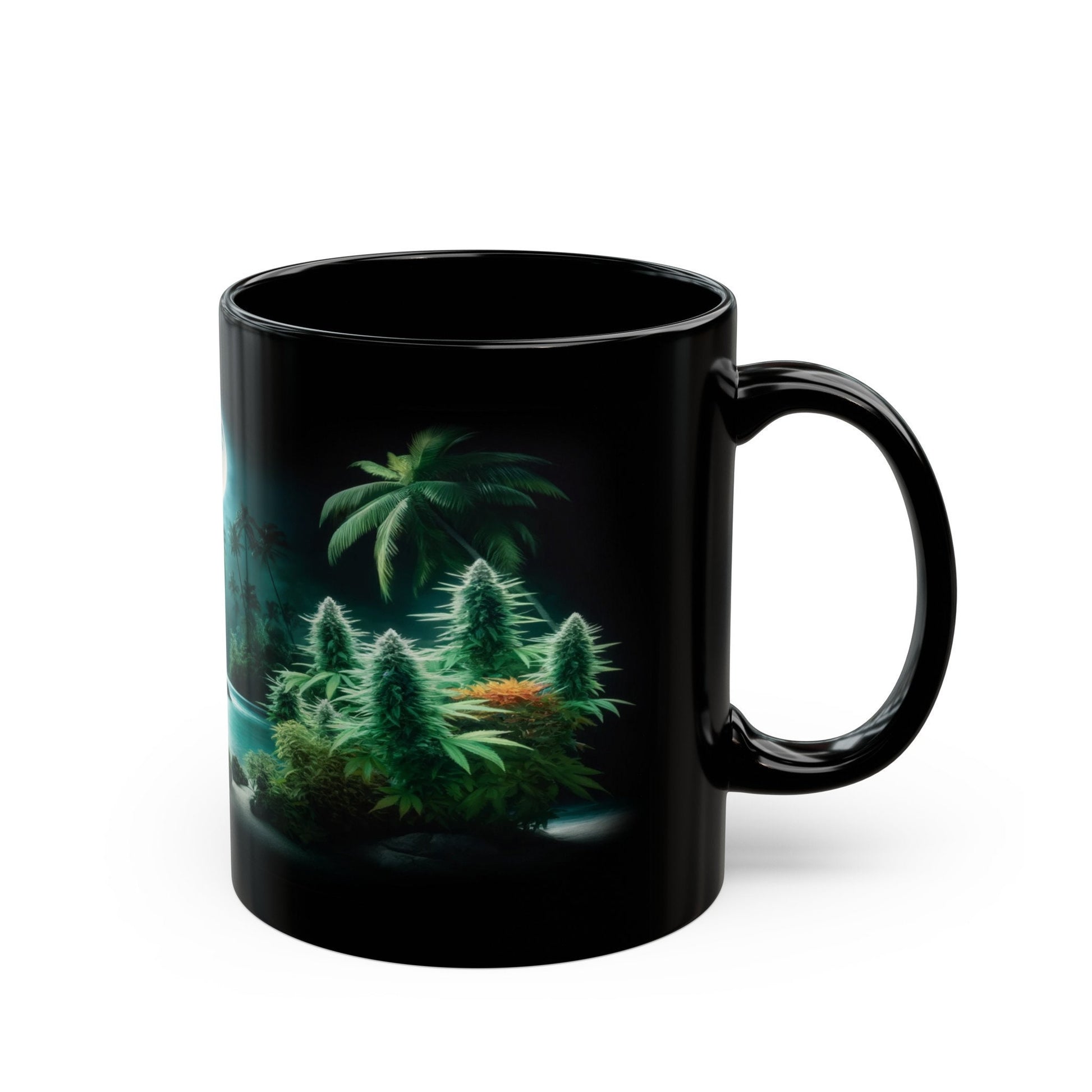 420 BEACH NIGHT - WEED Coffee Mug (11oz)