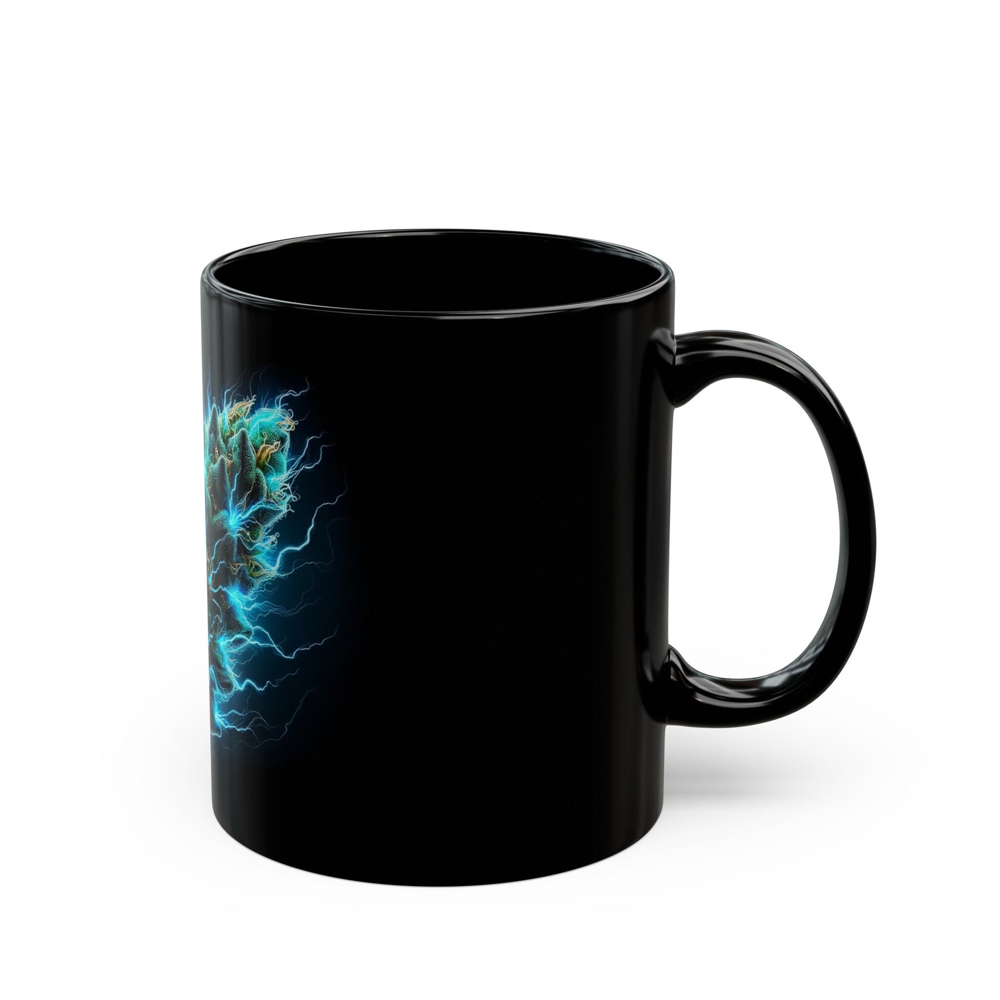 ELECTRIC WEED NUG - Weed Coffee Mug (11oz) BLACK