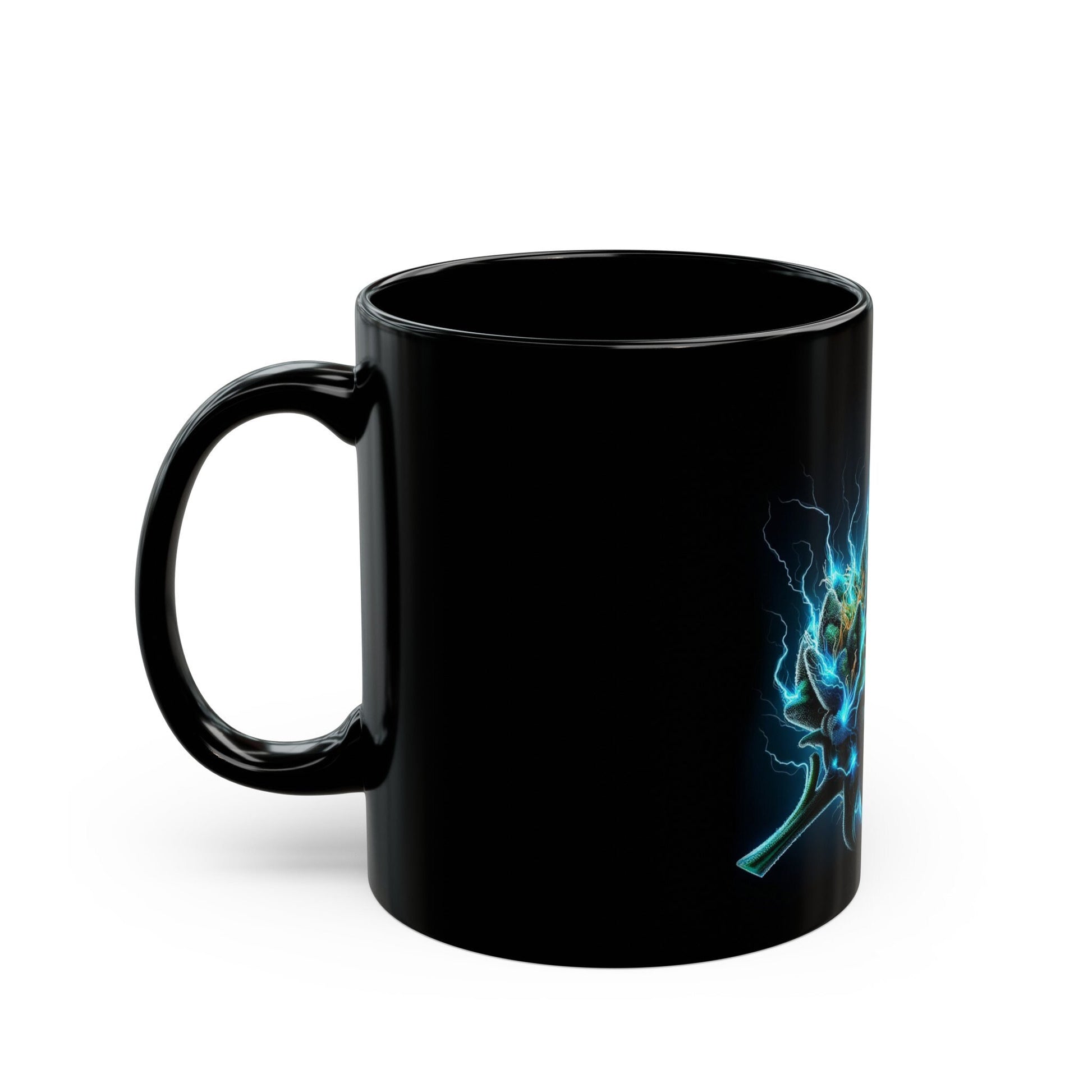 ELECTRIC WEED NUG - Weed Coffee Mug (11oz) BLACK