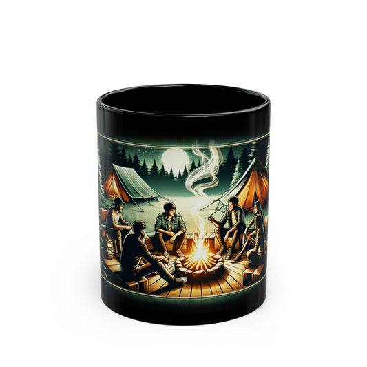 WEED CAMPING MUG - 420 Coffee Mug (11oz) BLACK